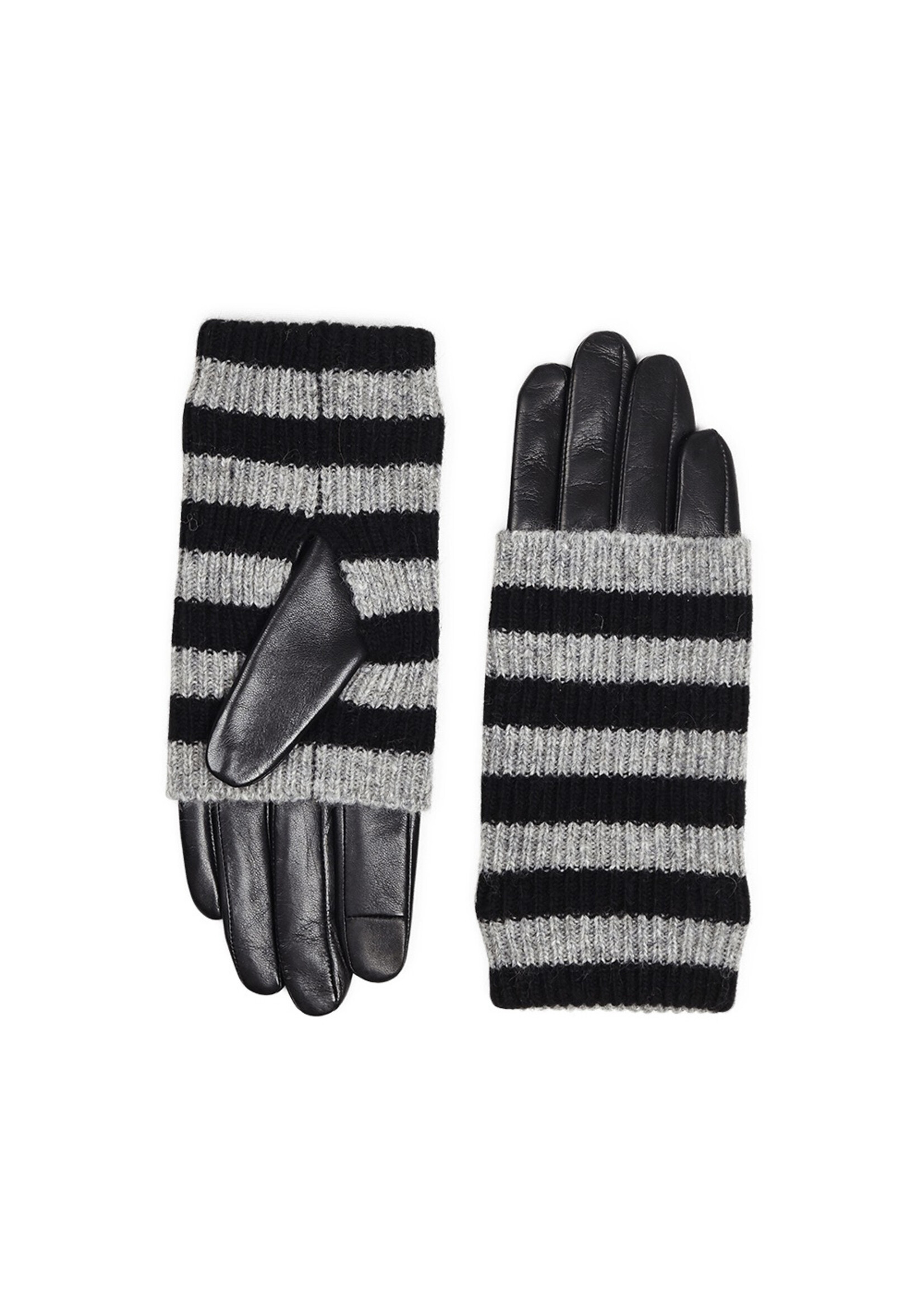 Markberg Helly Glove - Black w. Stripes
