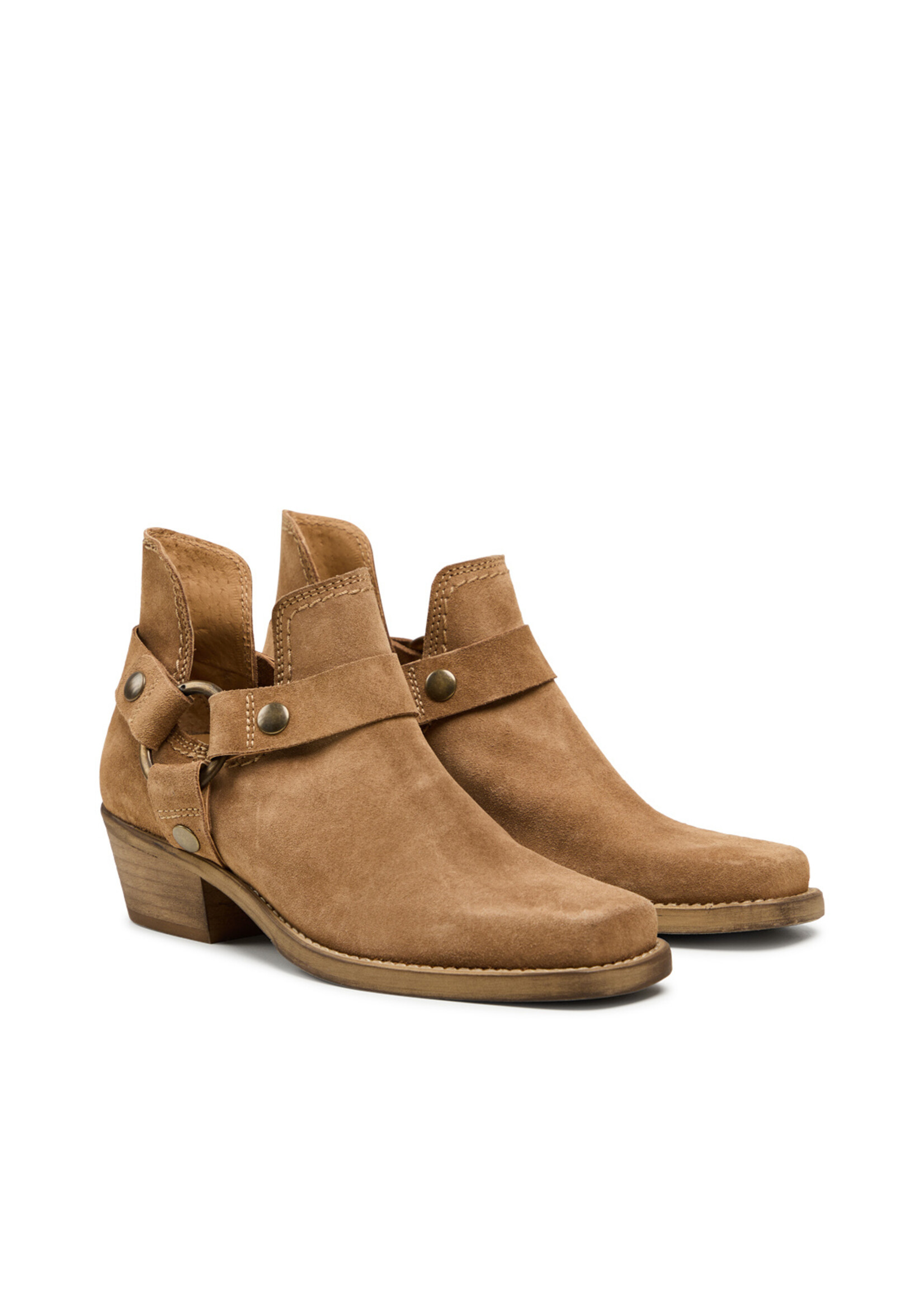 Pavement Lauryn Leather Boot - Taupe Suede