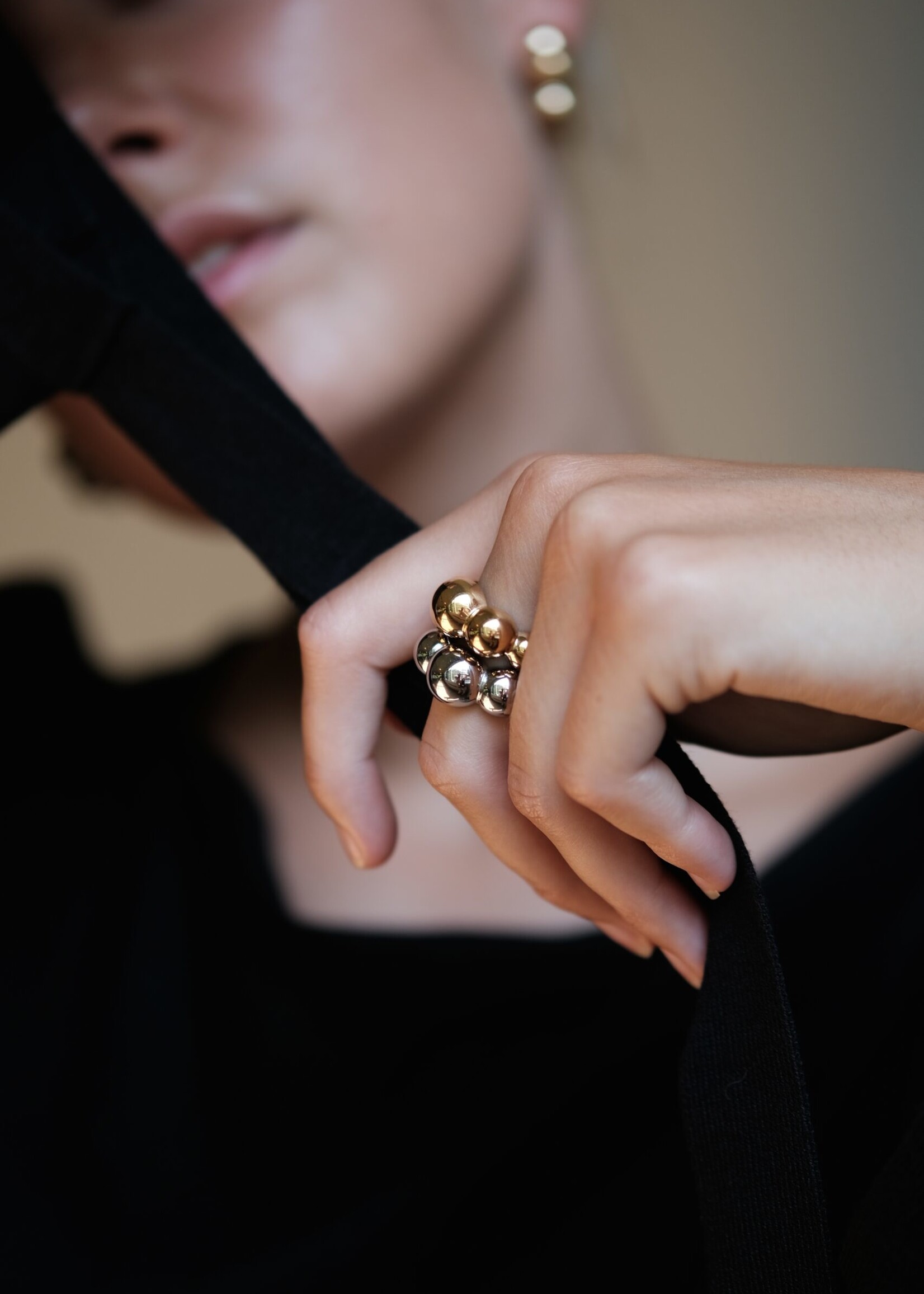Bandhu Dot Ring - Silver
