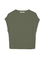 Sibin/Linnebjerg Ines Top - Army Green