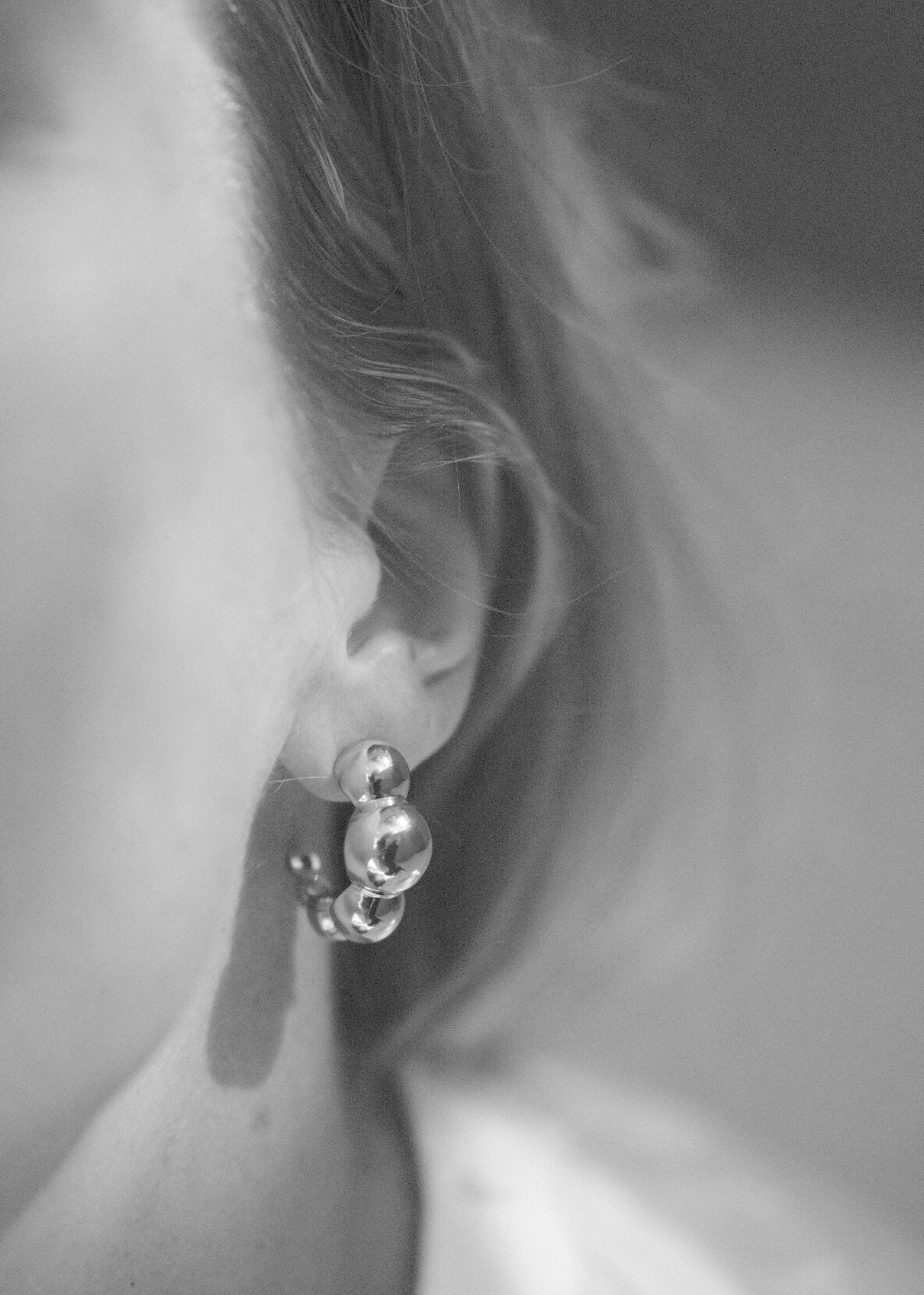 Bandhu Dot Earrings - Silver