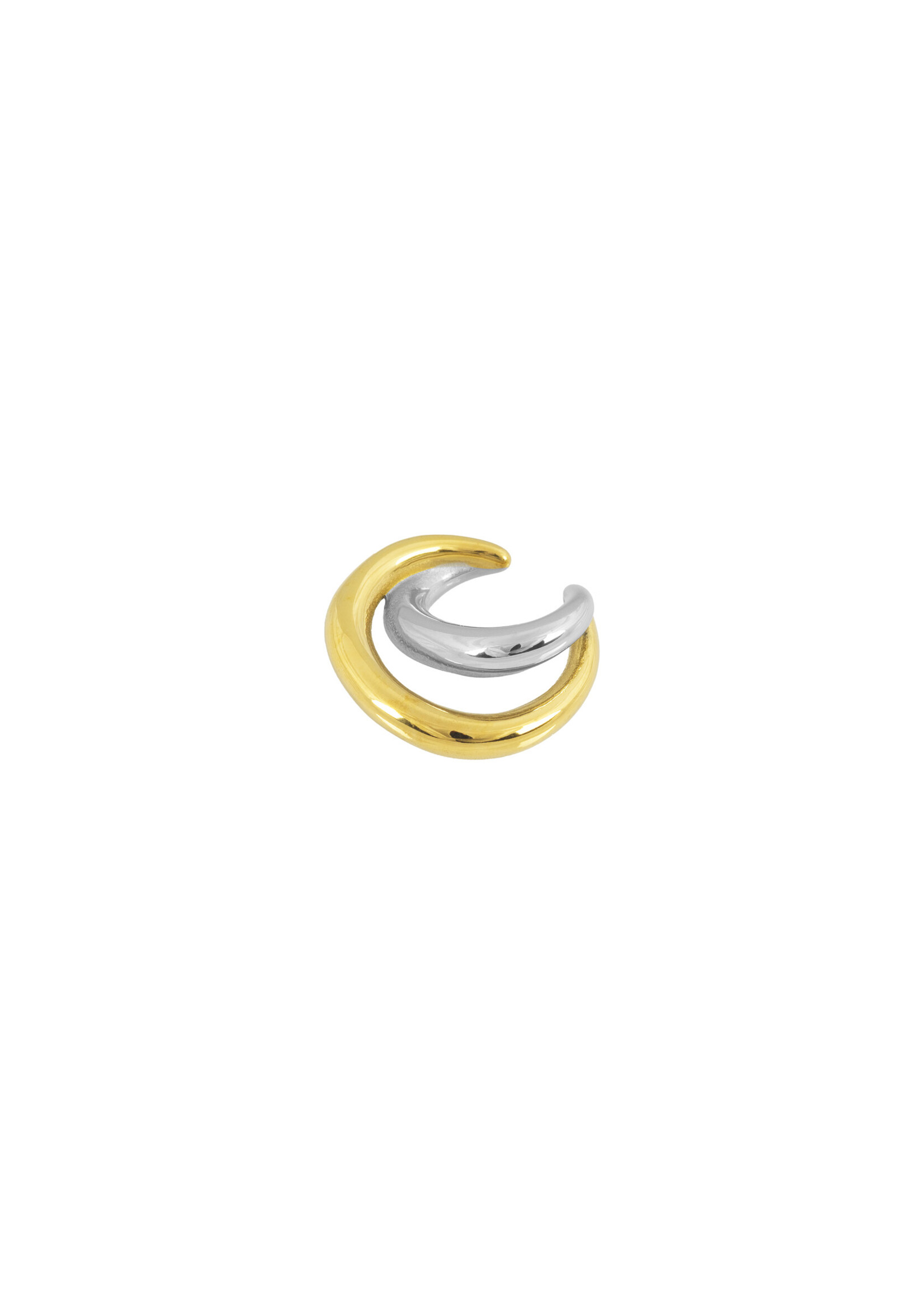 Bandhu Twotone Earcuff - Gold / Silver