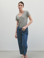 American Vintage Jacksonville Tee - Heather Grey Melange