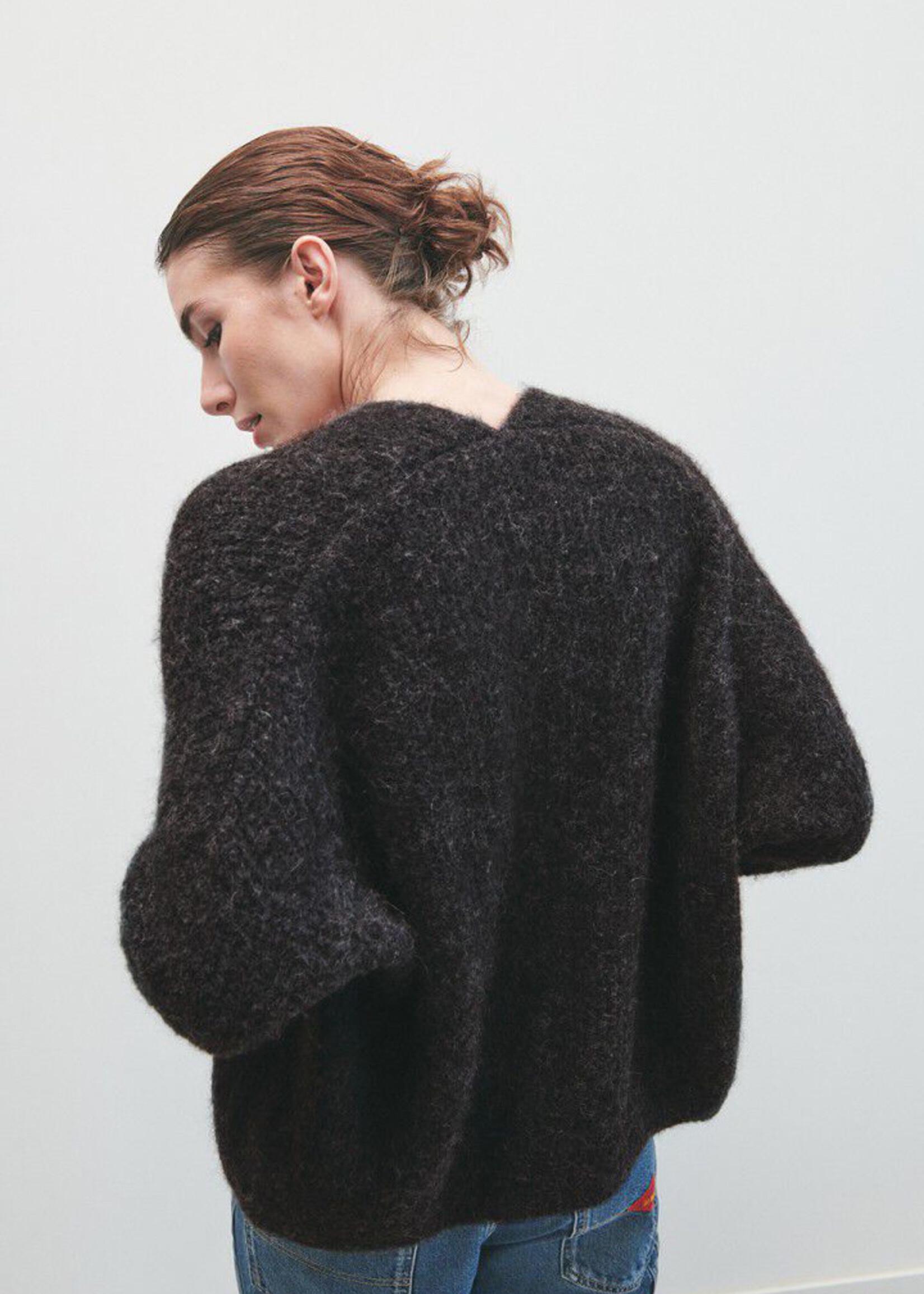 American Vintage East Cardigan - Charcoal Melange