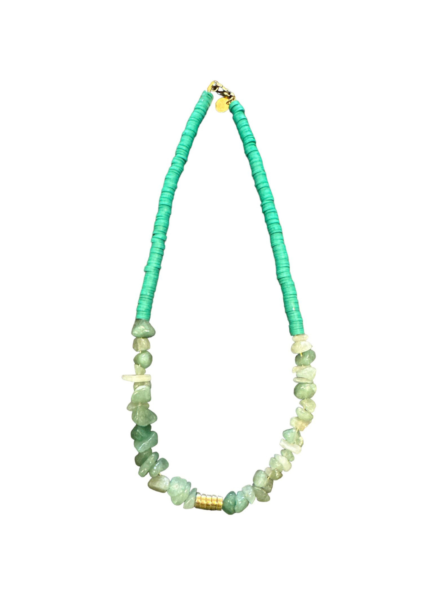 Le Petit Atelier Necklace Katsuki - Seafoam Symphony