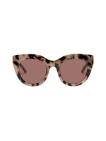 Le Specs Air Heart Sunglasses - Cookie Tort
