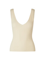 Second Female Como Knit Top - Dark Chalk
