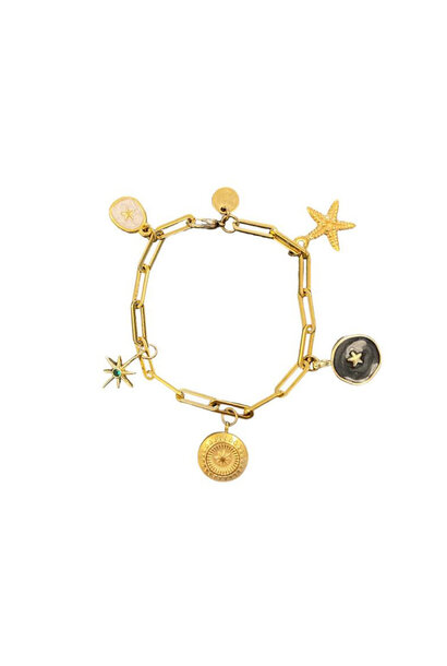 Bracelet Gold Star - Seastar Delight