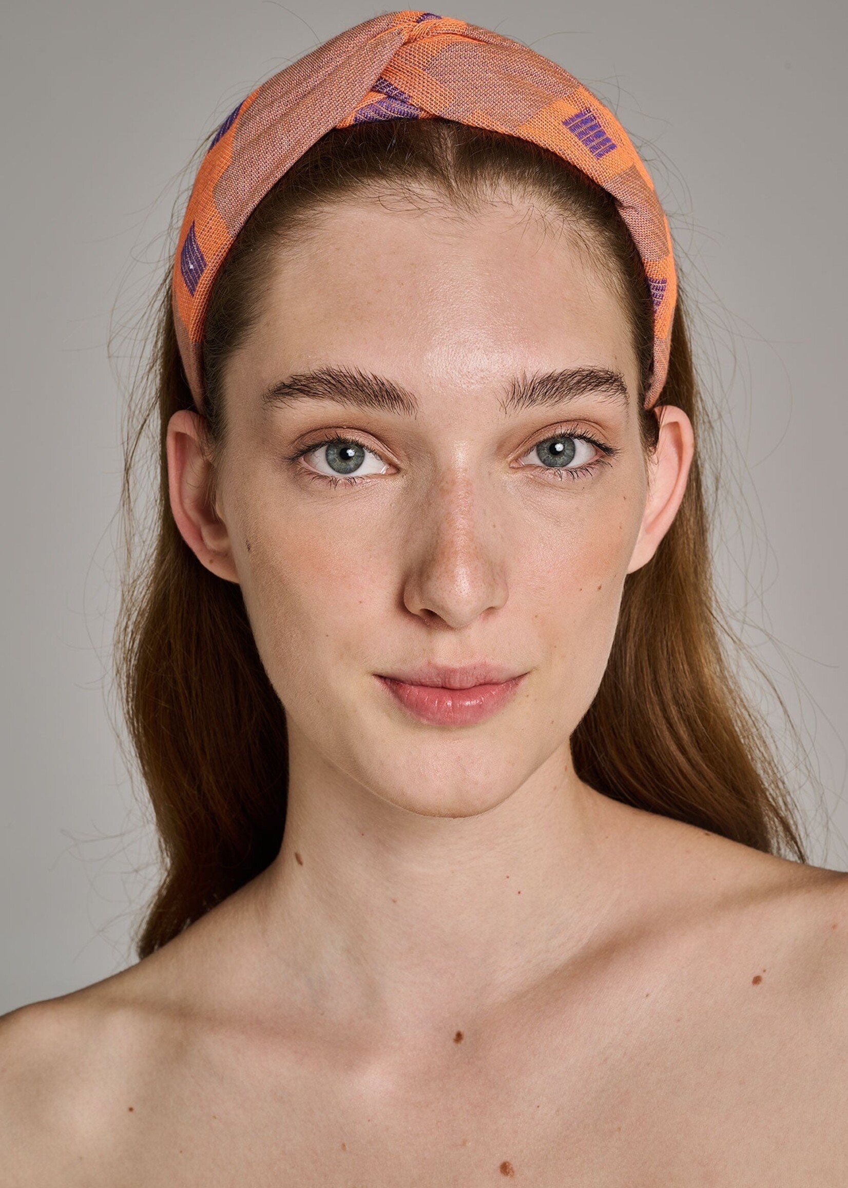 Devotion Hairband - Beige / Orange