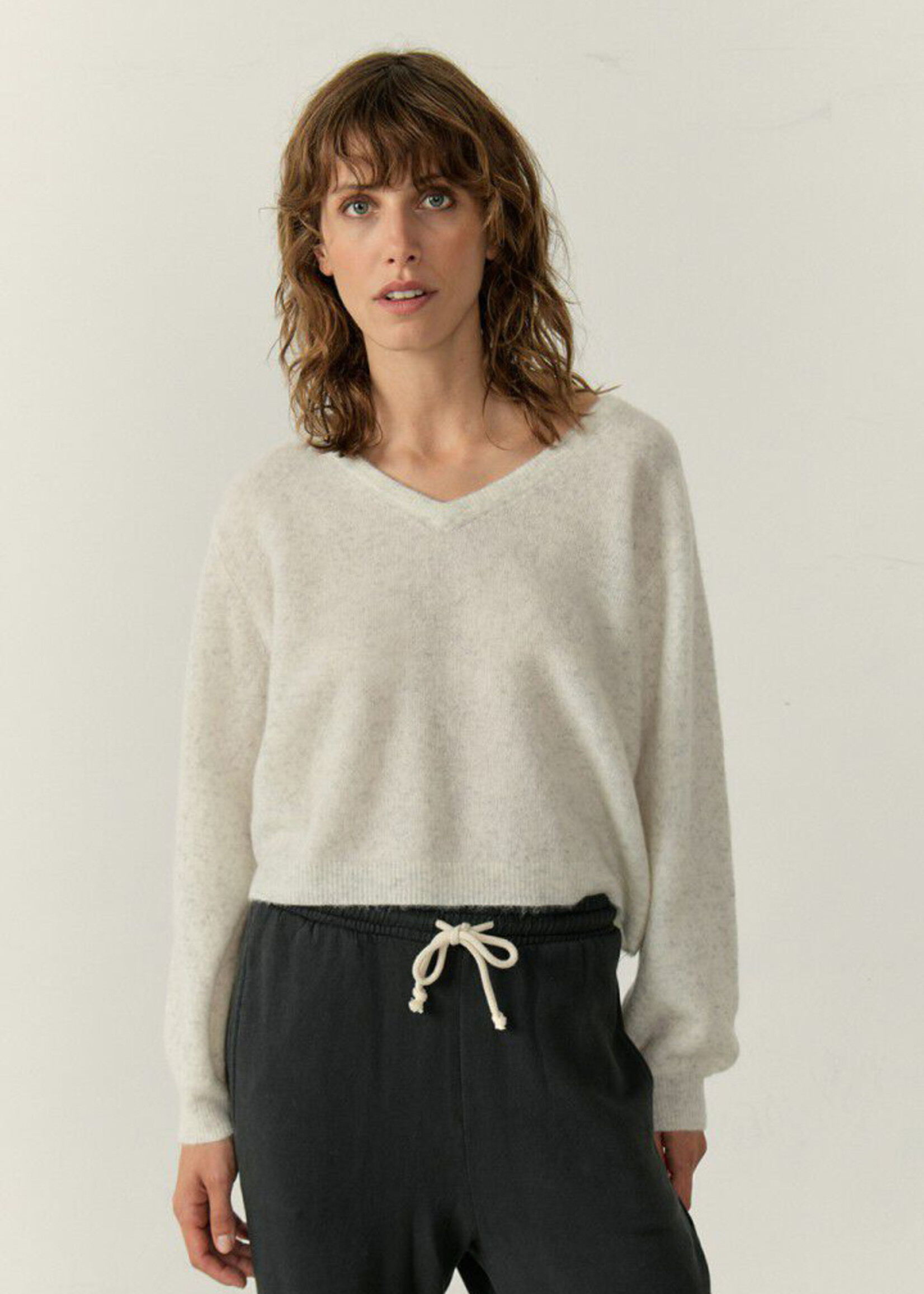 American Vintage Razpark Jumper - Ecru Multimelange
