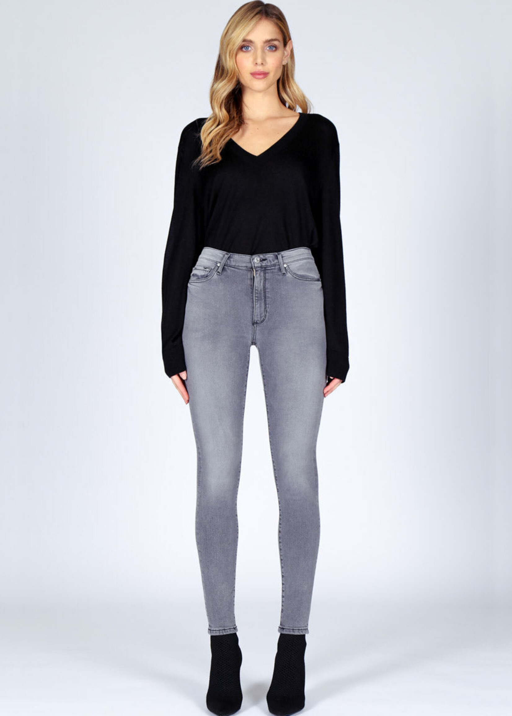 Black Orchid Gisele High Rise Skinny Jeans - Smoke