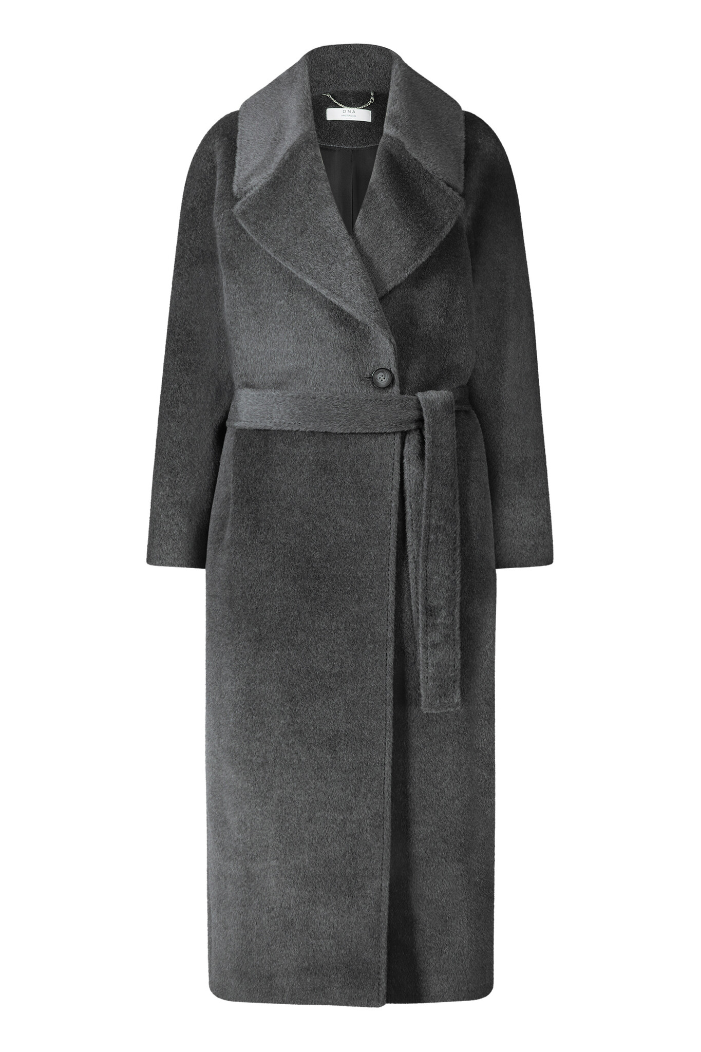 Elsa Coat with Belt - Antracite-1