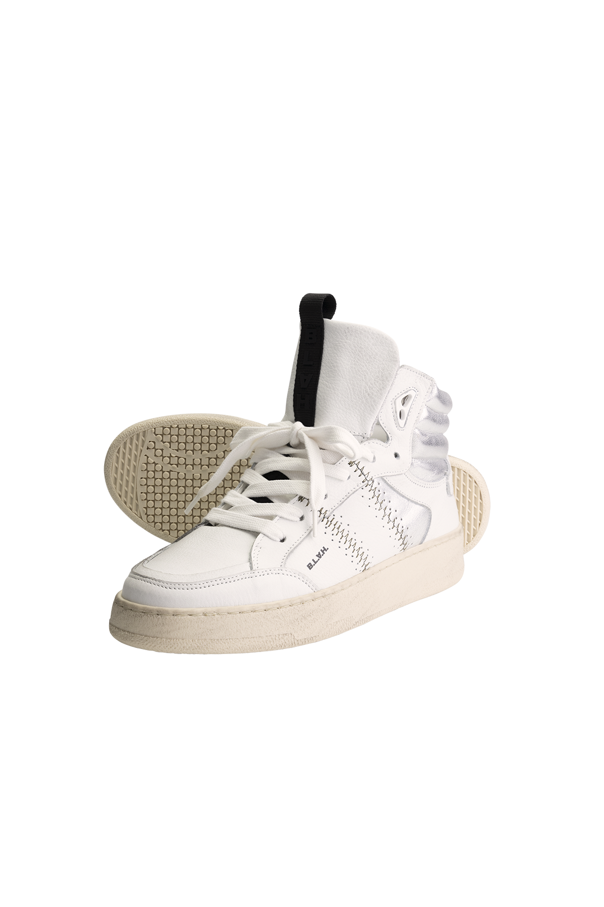 Jenn Sneaker - White / Silver-3