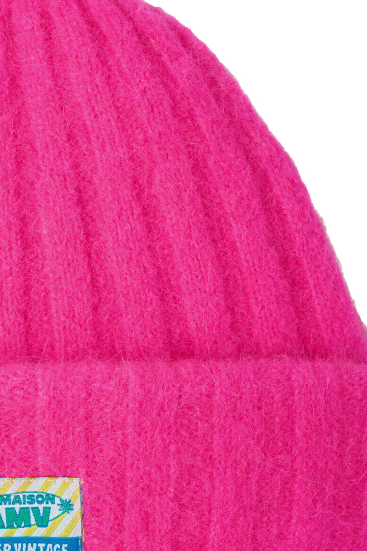 Vitow Beanie - Neon Pink Melange-2