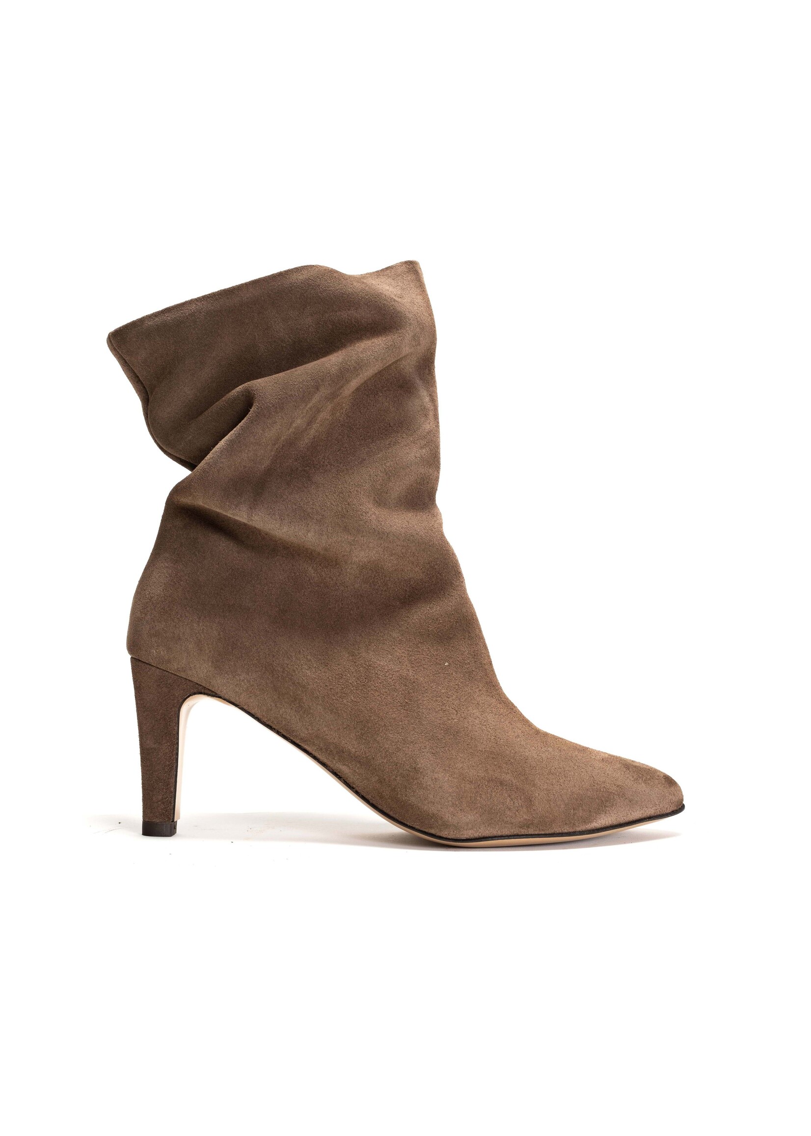 Anonymous Copenhagen Vully 75 Stiletto Boots - Dark taupe