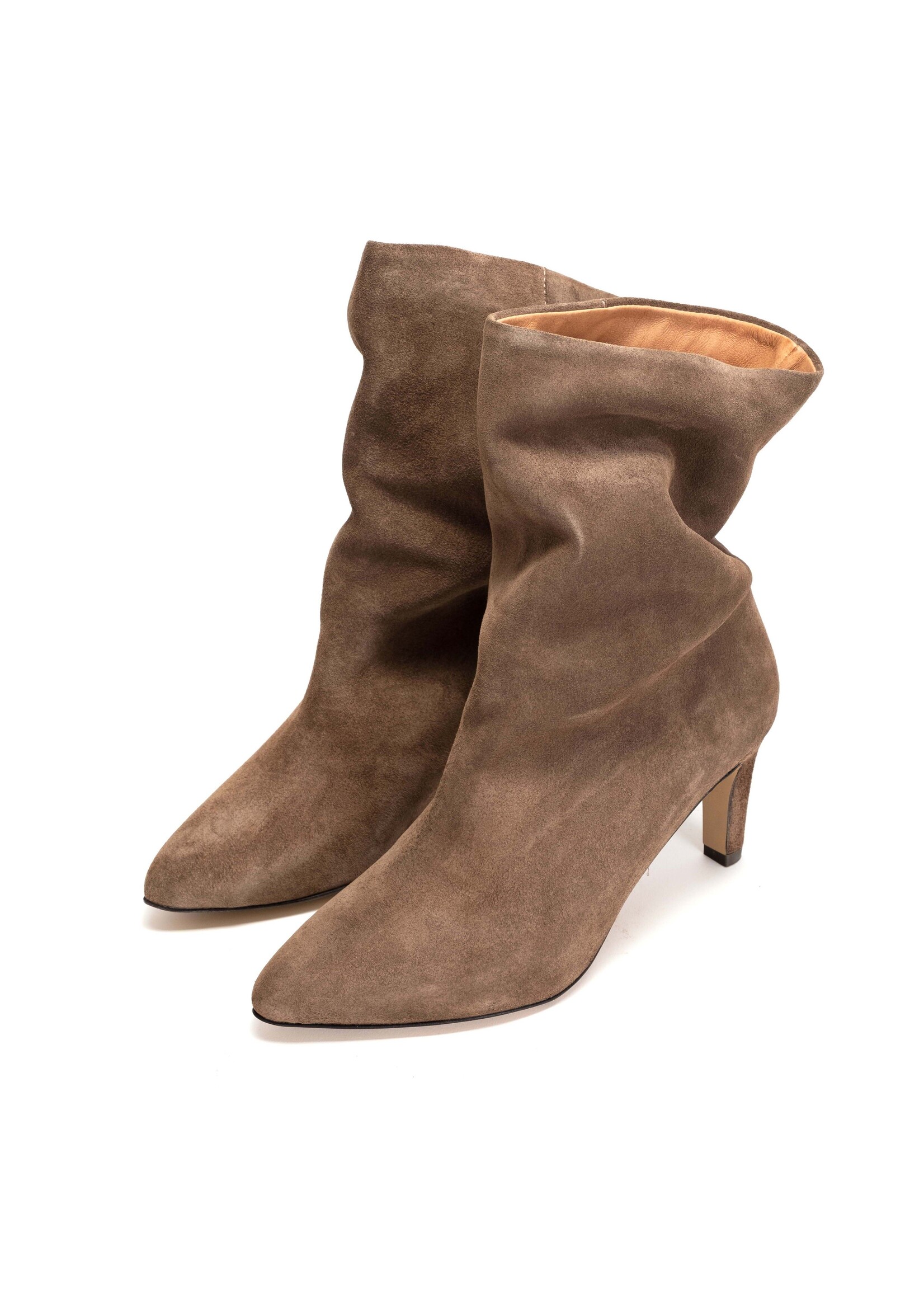 Anonymous Copenhagen Vully 75 Stiletto Boots - Dark taupe