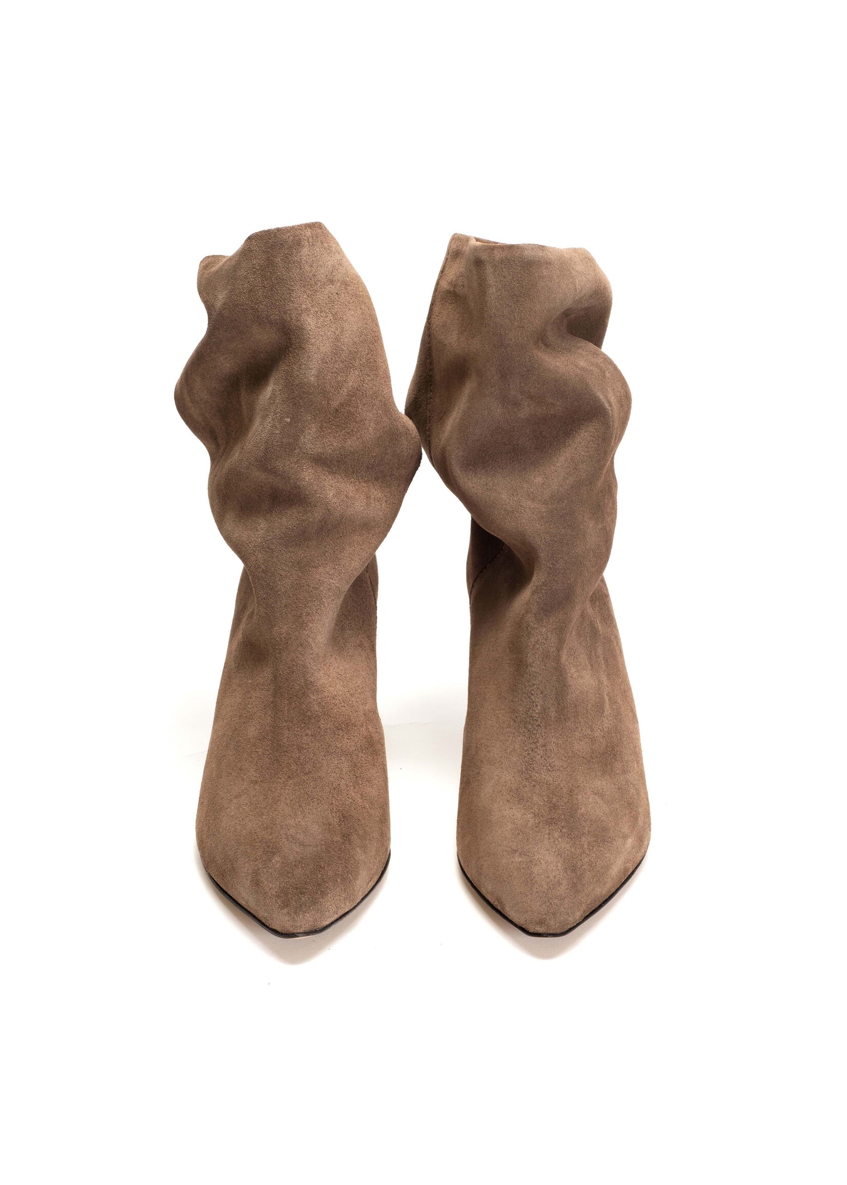 Anonymous Copenhagen Vully 75 Stiletto Boots - Dark taupe