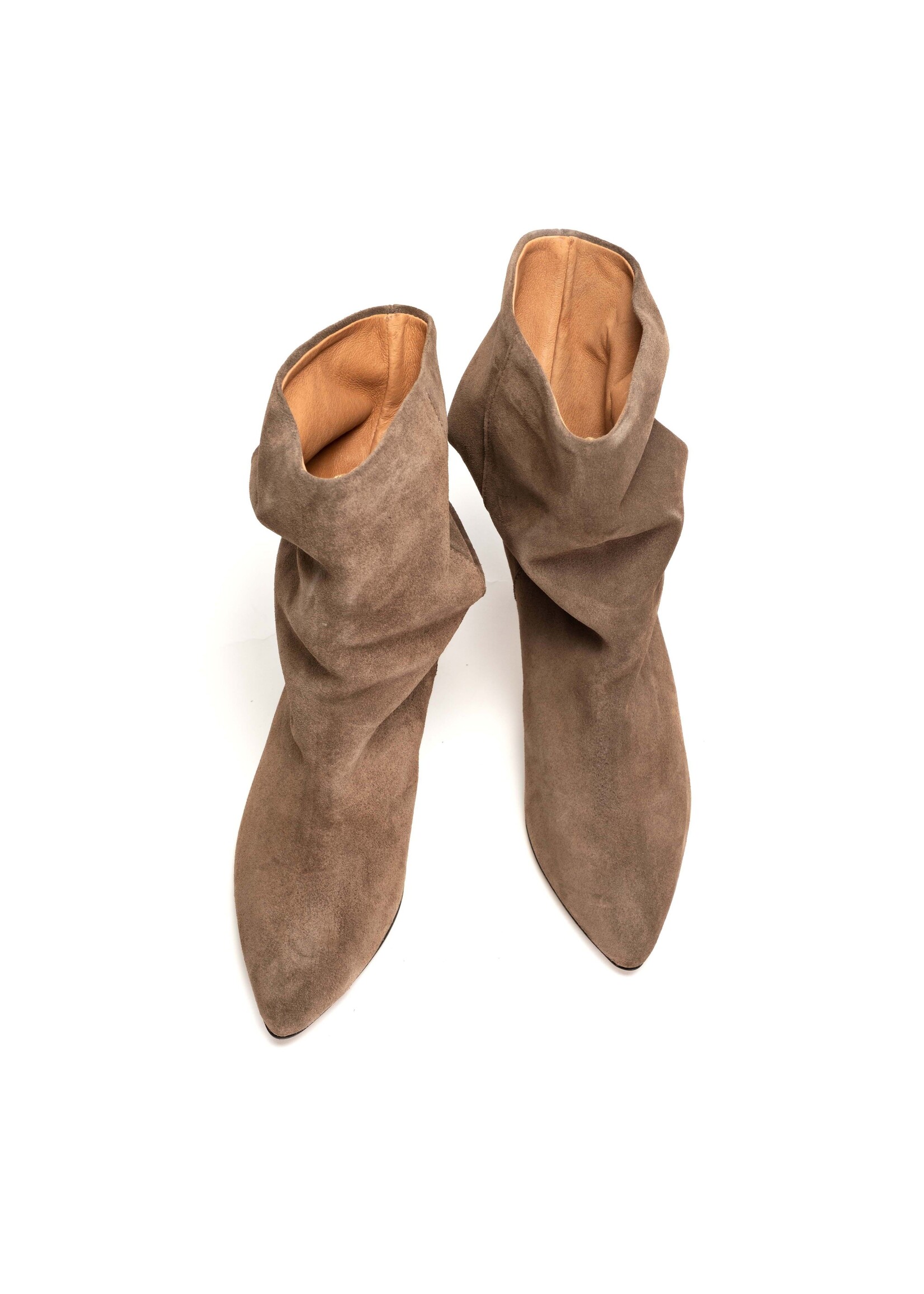 Anonymous Copenhagen Vully 75 Stiletto Boots - Dark taupe