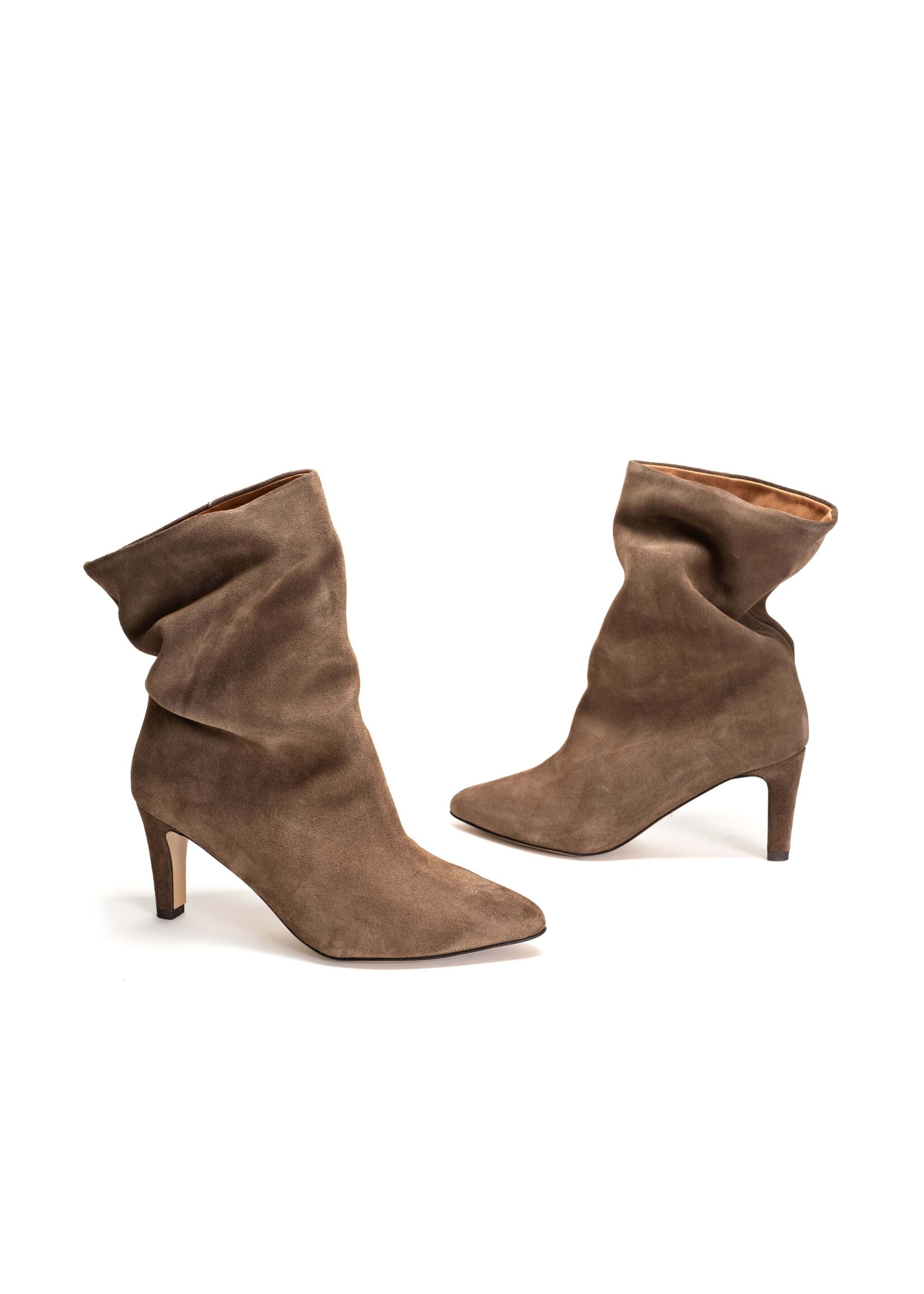 Anonymous Copenhagen Vully 75 Stiletto Boots - Dark taupe
