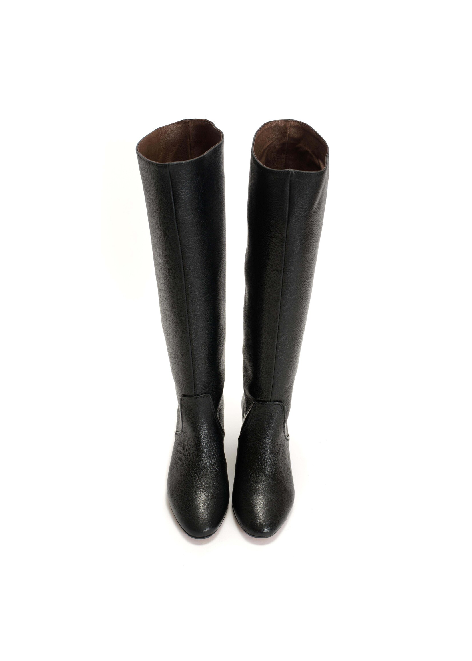 Anonymous Copenhagen Henriette 60 Grained Leather Boots - Black