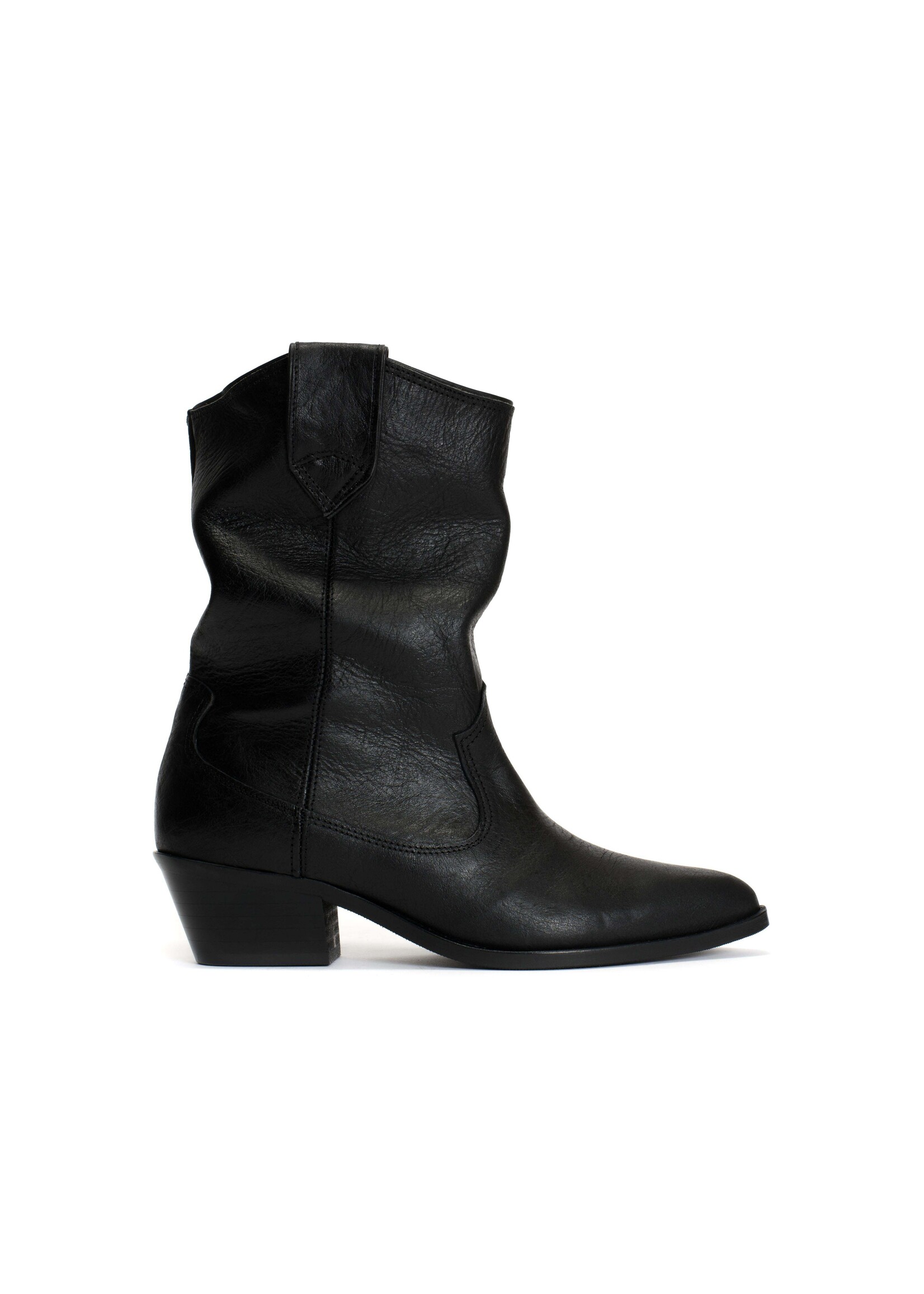 Anonymous Copenhagen Saseline 35 Grained Leather Boots - Black
