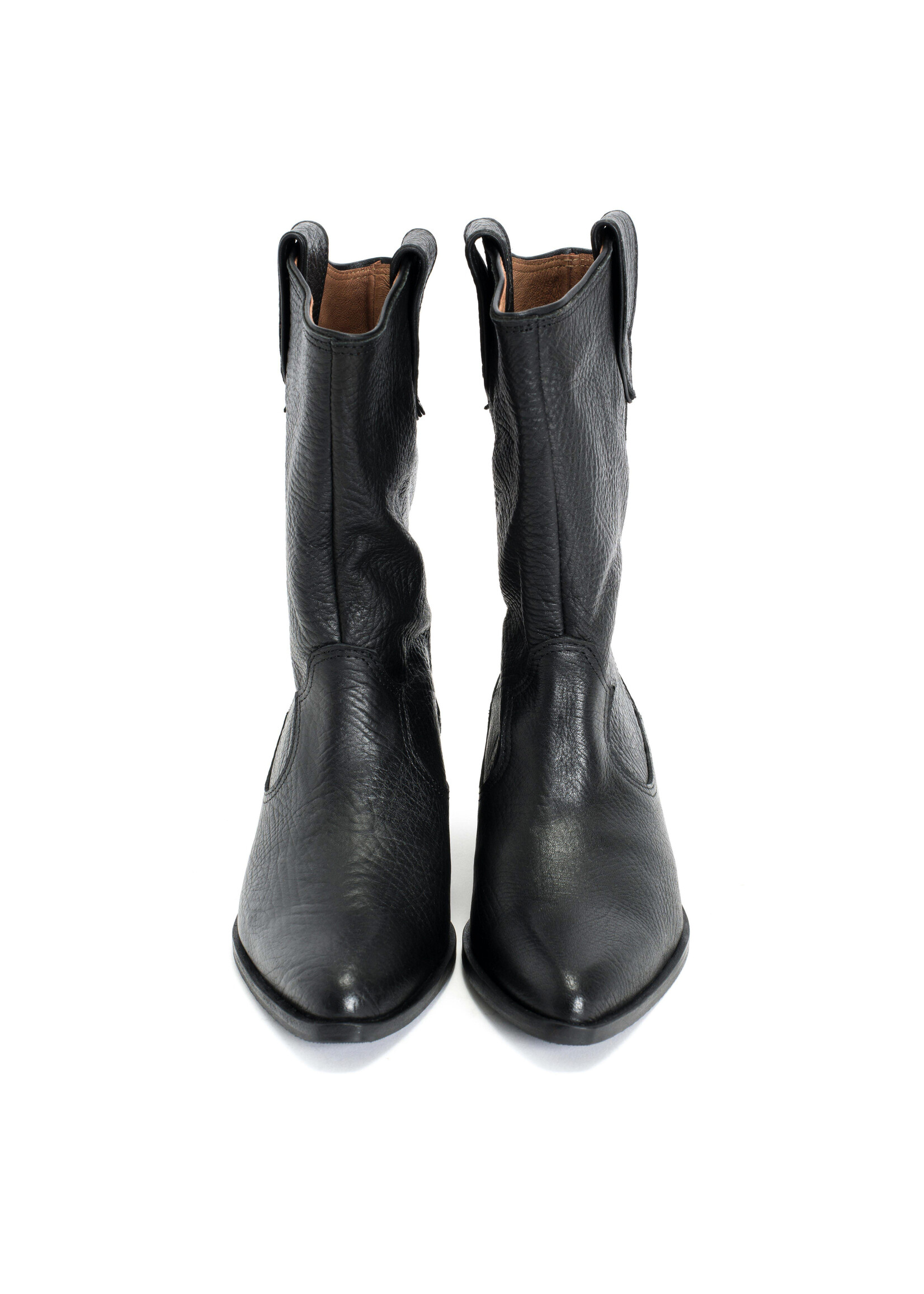 Anonymous Copenhagen Saseline 35 Grained Leather Boots - Black
