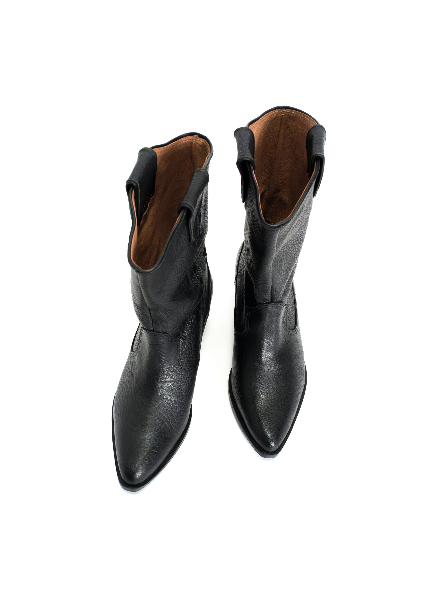 Anonymous Copenhagen Saseline 35 Grained Leather Boots - Black