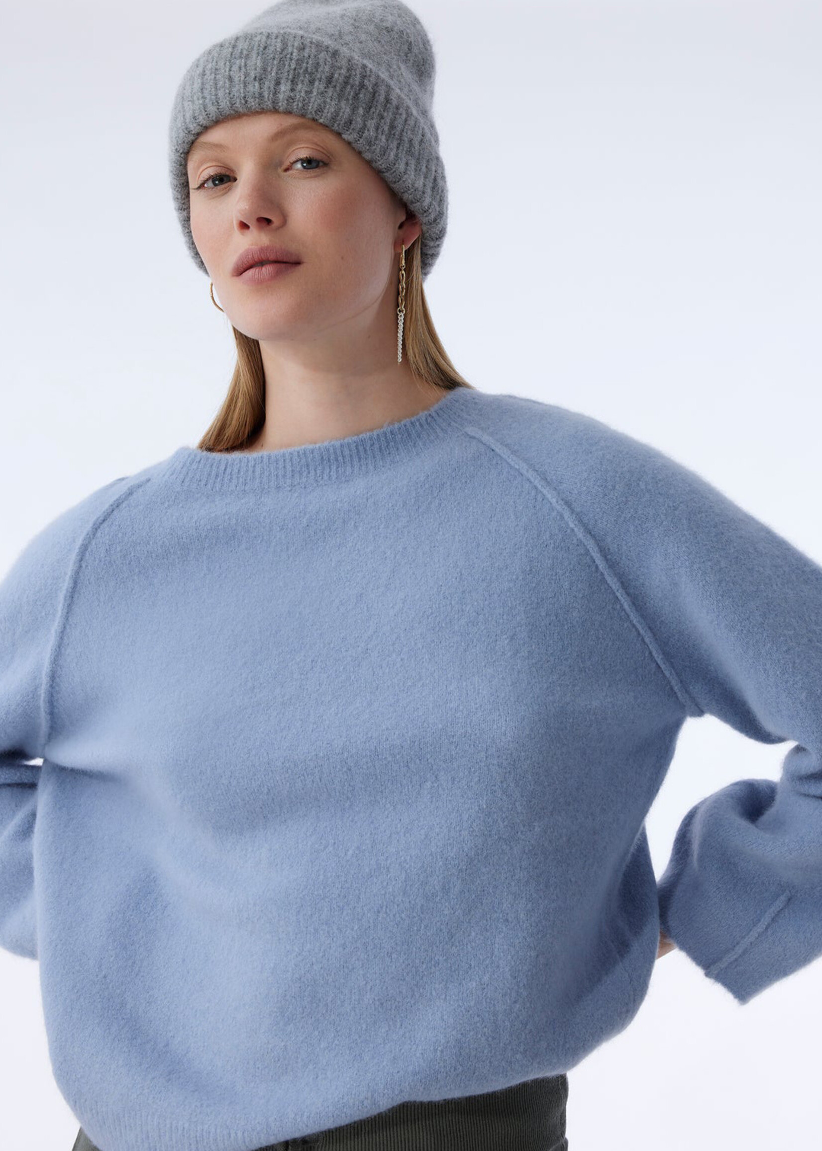 Knit-ted Nora Beanie - Grey