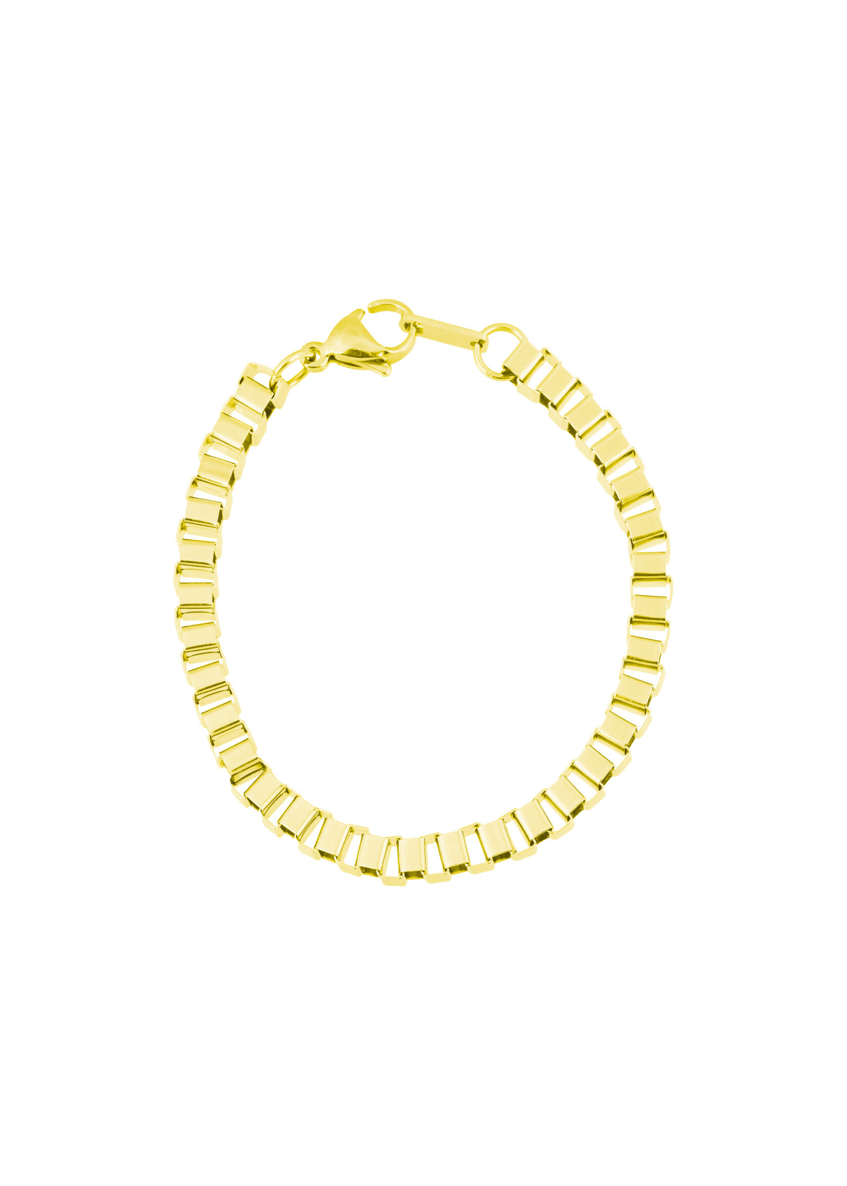 Bandhu Box Chain Bracelet - Gold