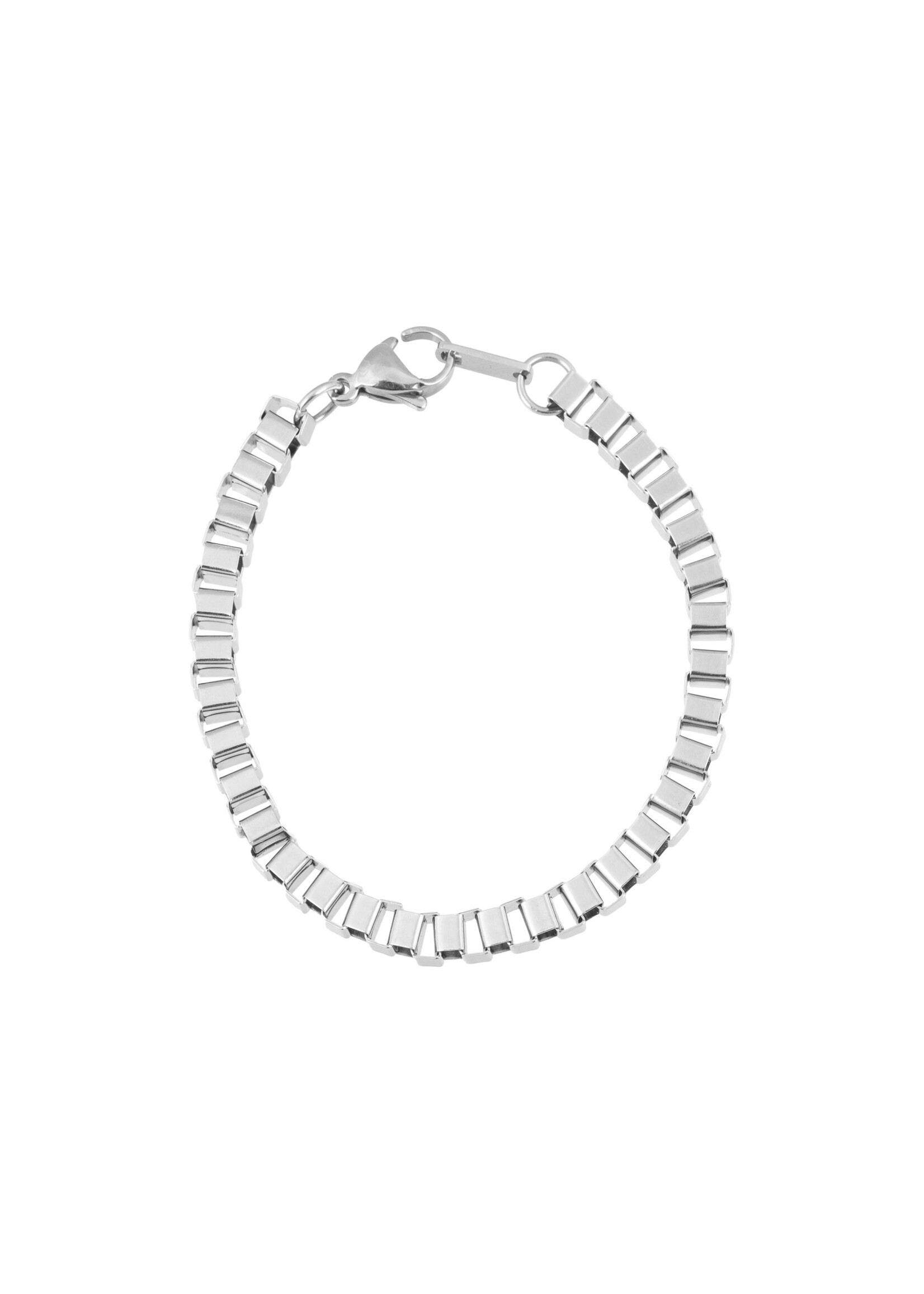 Bandhu Box Chain Bracelet - Silver