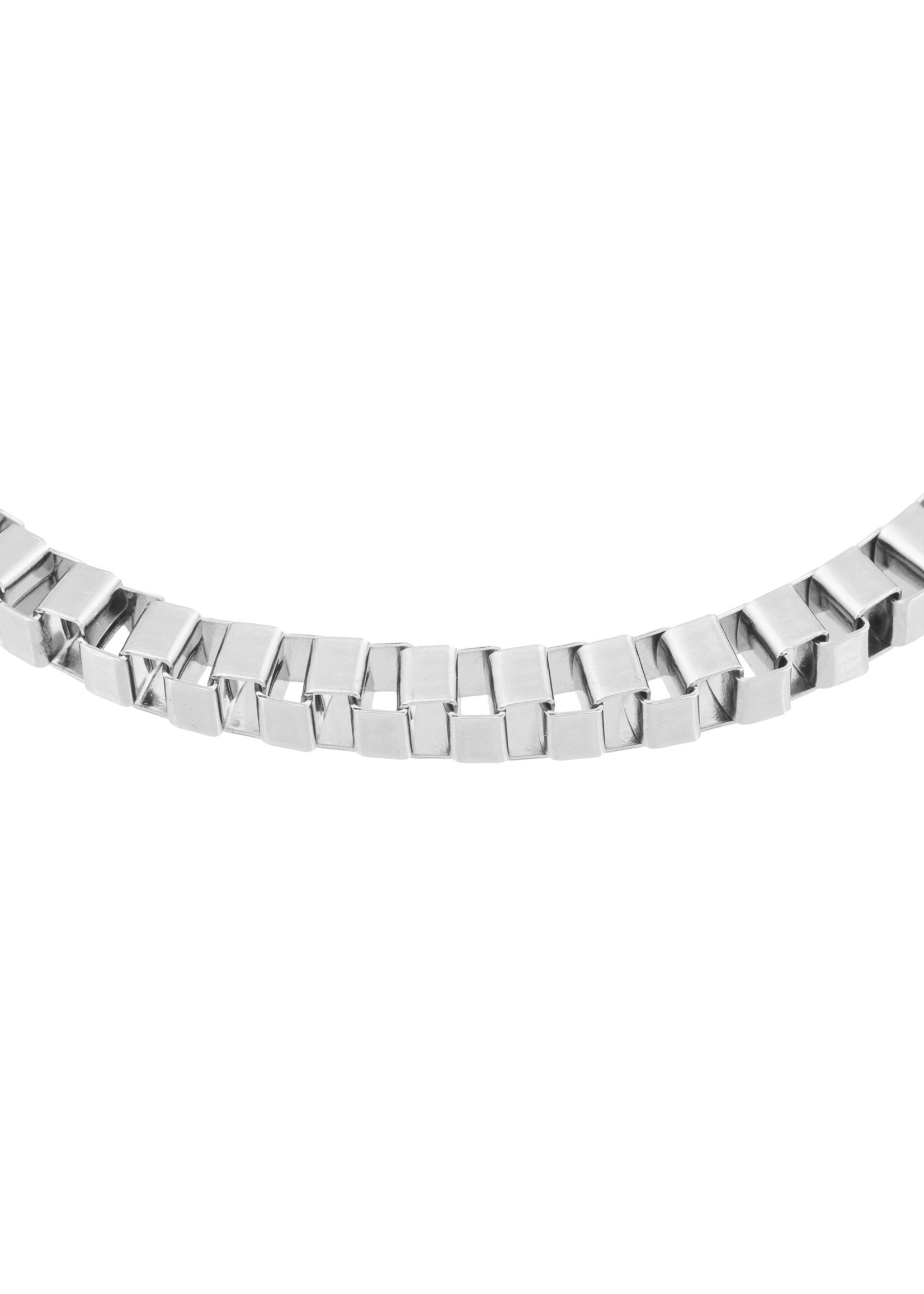 Bandhu Box Chain Bracelet - Silver