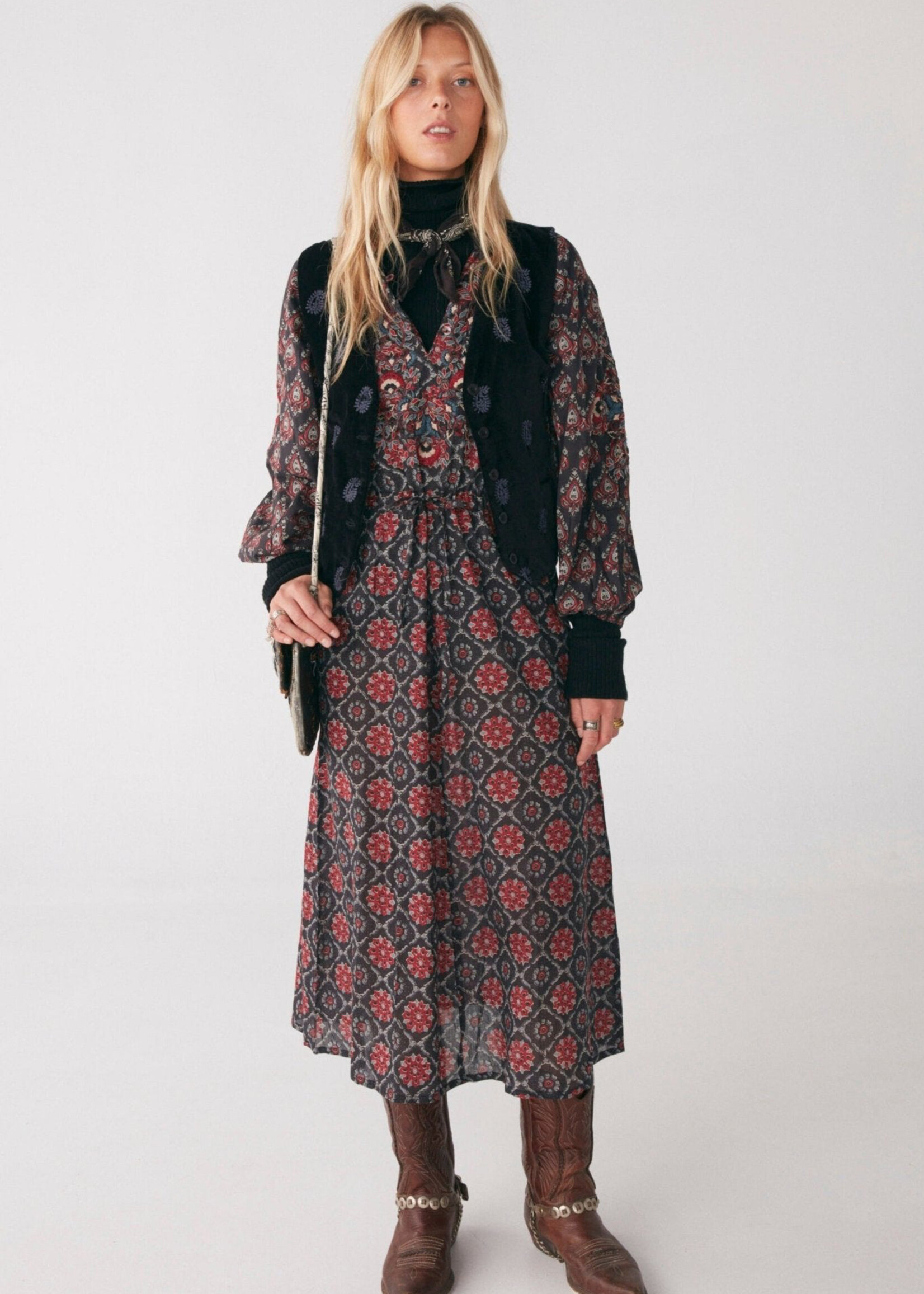 Maison Hotel Velluto Hendrix Vest - Noir