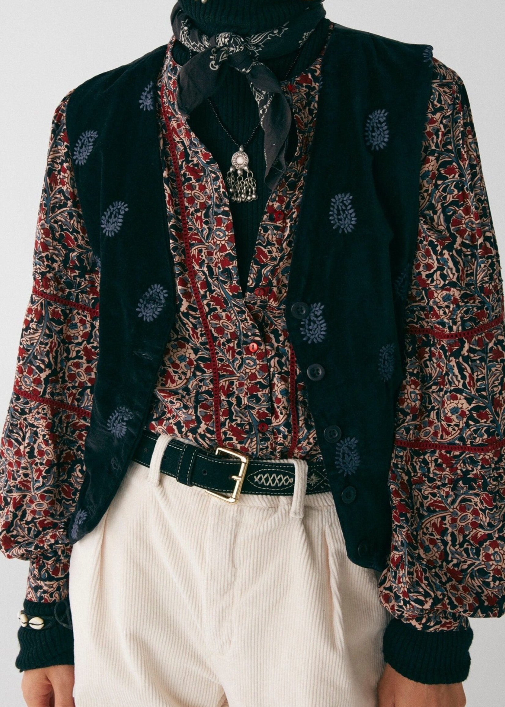 Maison Hotel Velluto Hendrix Vest - Noir