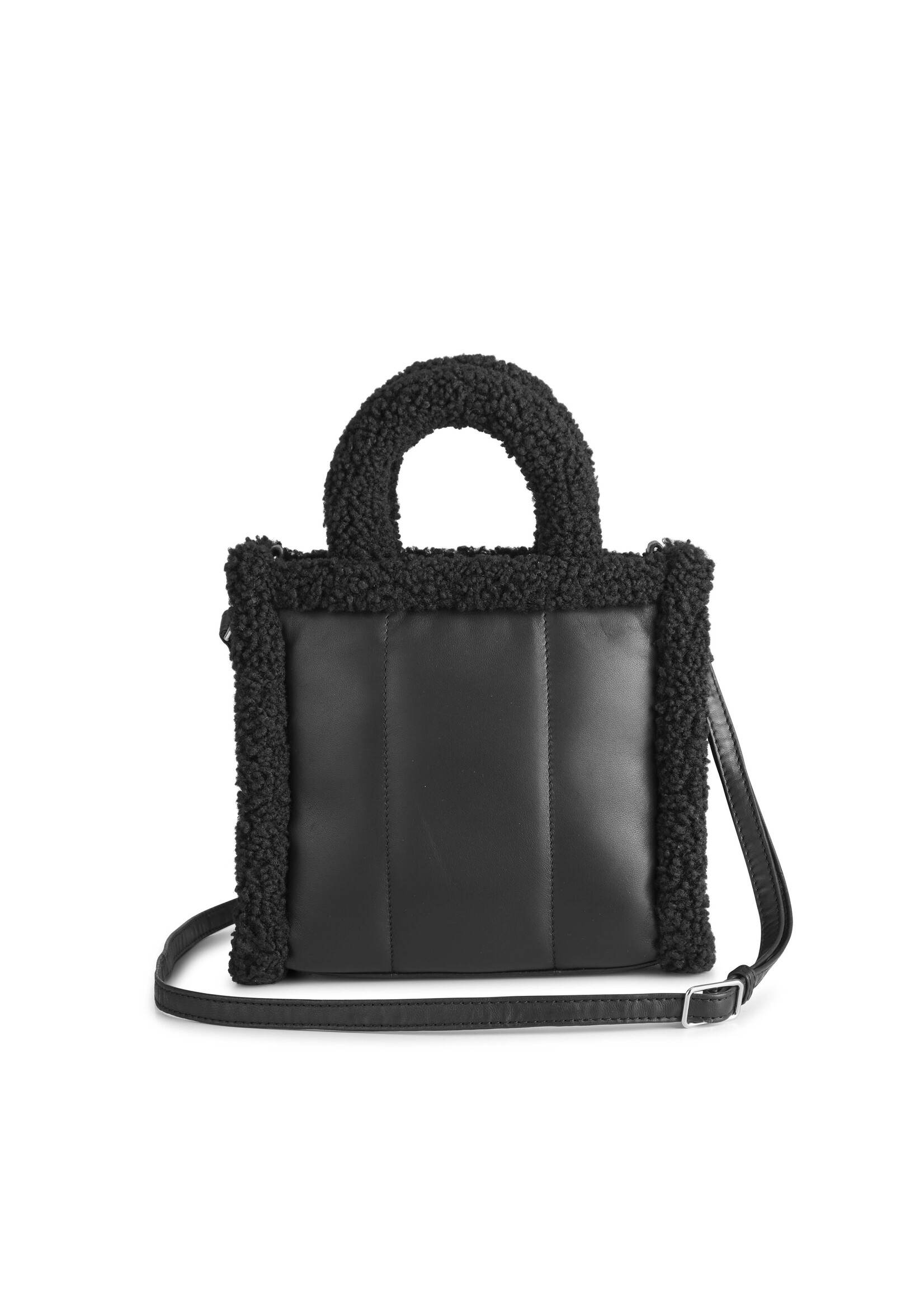 Markberg Avalyn Bag - Faux Fur Mix Black