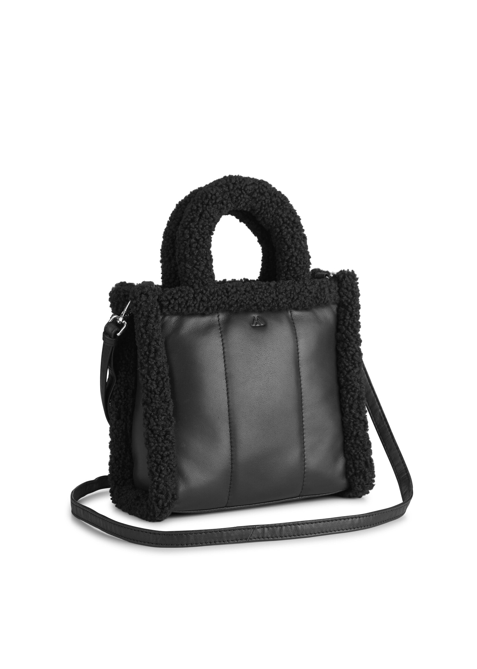 Markberg Avalyn Bag - Faux Fur Mix Black