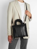 Markberg Avalyn Bag - Faux Fur Mix Black