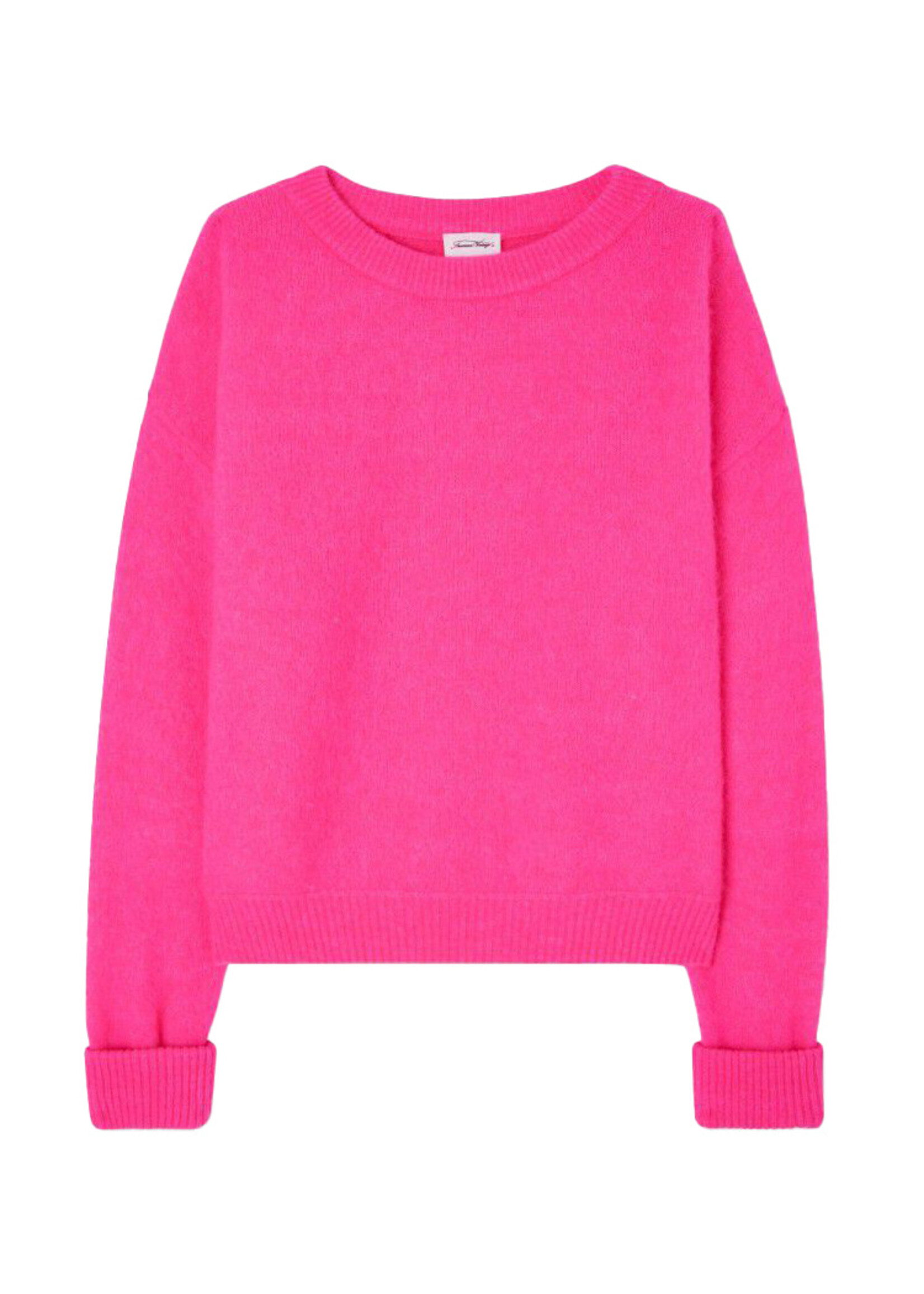 American Vintage Vitow Jumper - Neon Pink Melange