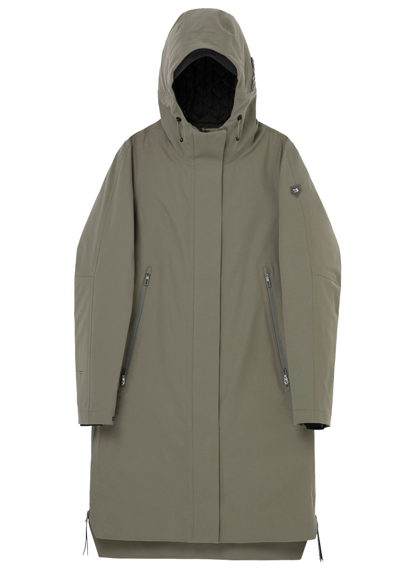 Krakatau Planck Liner Parka Coat - Fossil