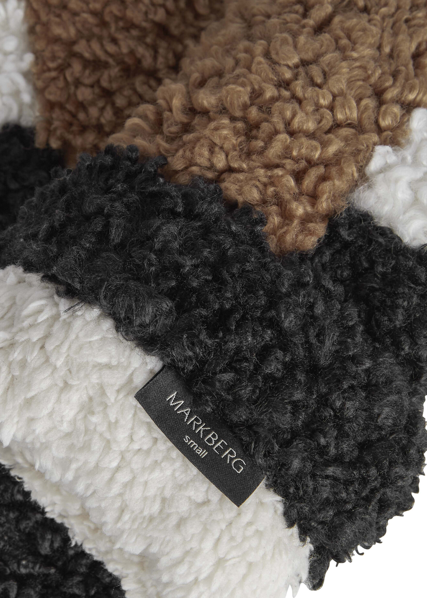 Markberg Adea Mitten - Black + Hazel + Off White