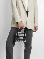 Markberg Vivienne Mini Bag - Tweed Mix Black w/ Black + Off White