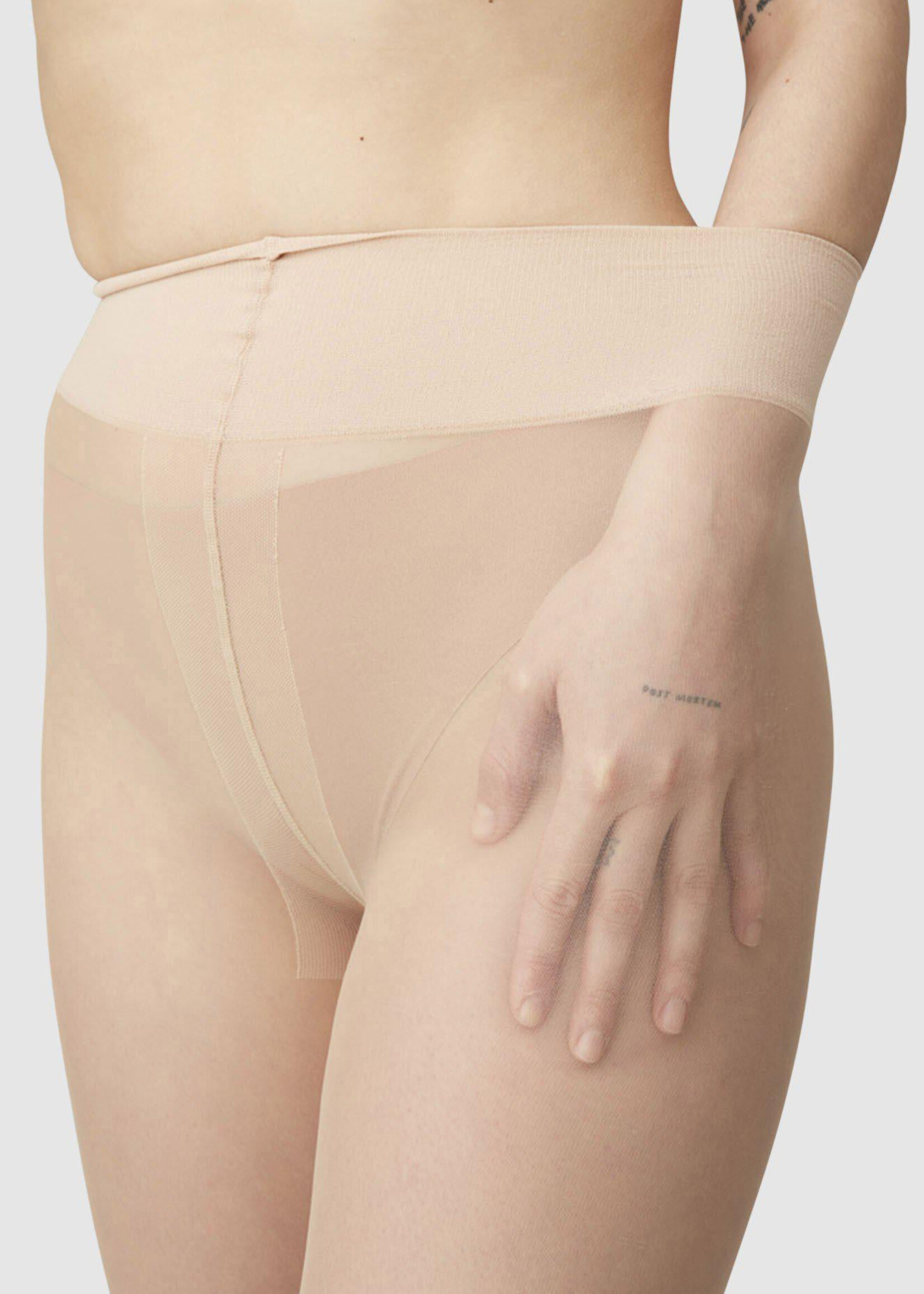 Swedish Stockings Malva Ladder Resistant Tights - Beige