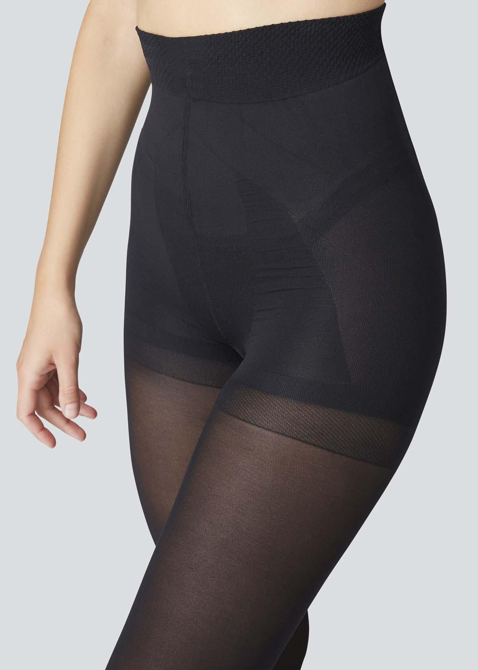Swedish Stockings Anna Control Top Tights - Black