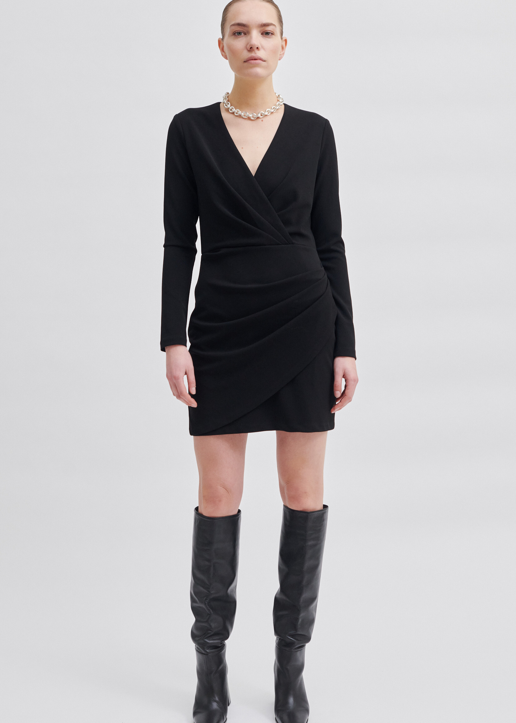 Second Female Kos Short Dress - Black
