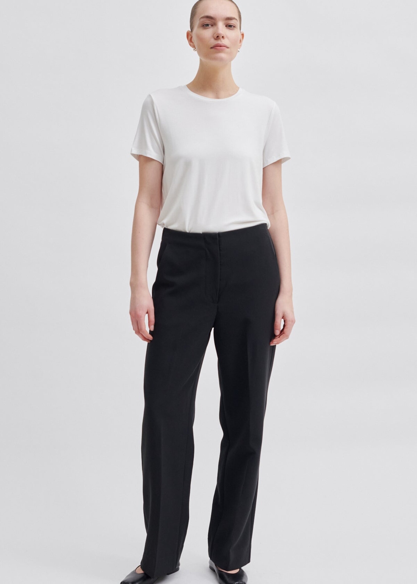 Second Female Evie Classic Trousers - Black