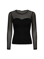 Co'Couture Badu Mix Corsage Blouse - Black