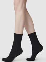 Swedish Stockings Bodil Chunky Socks - Black