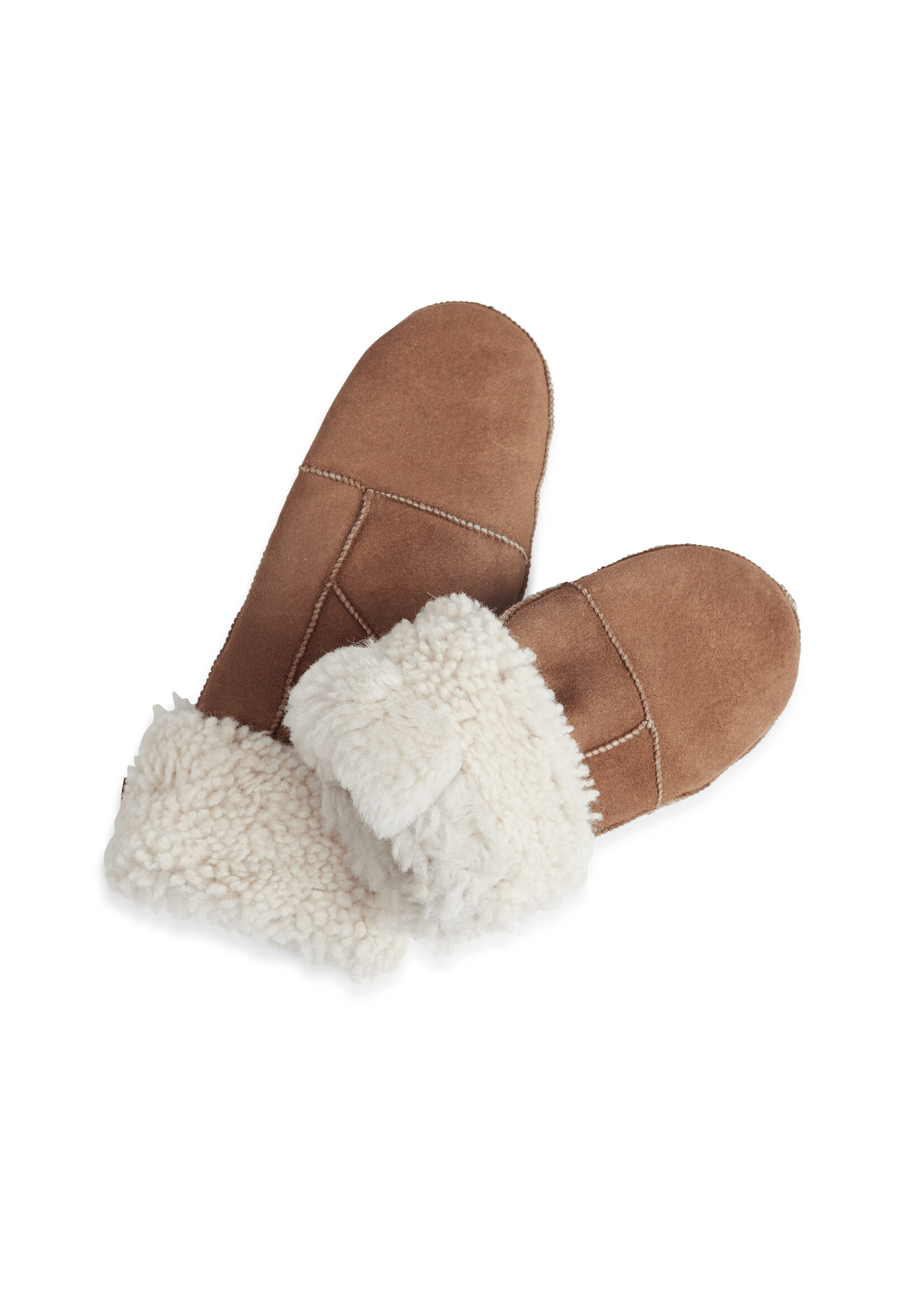 Markberg Bella Sheepskin Mitten - Hazel Brown