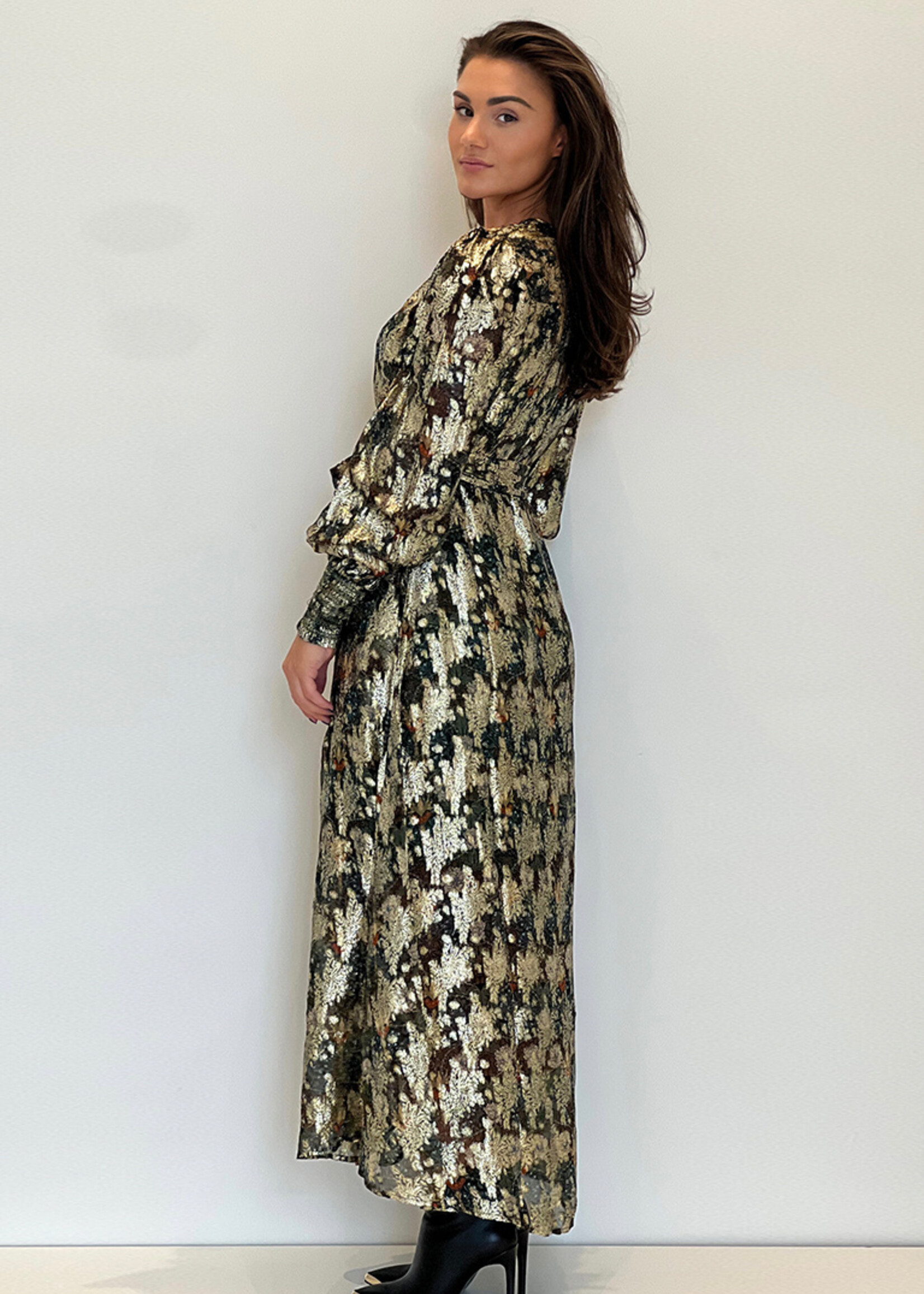 Est'Seven City Dress Long - Winter Love Print