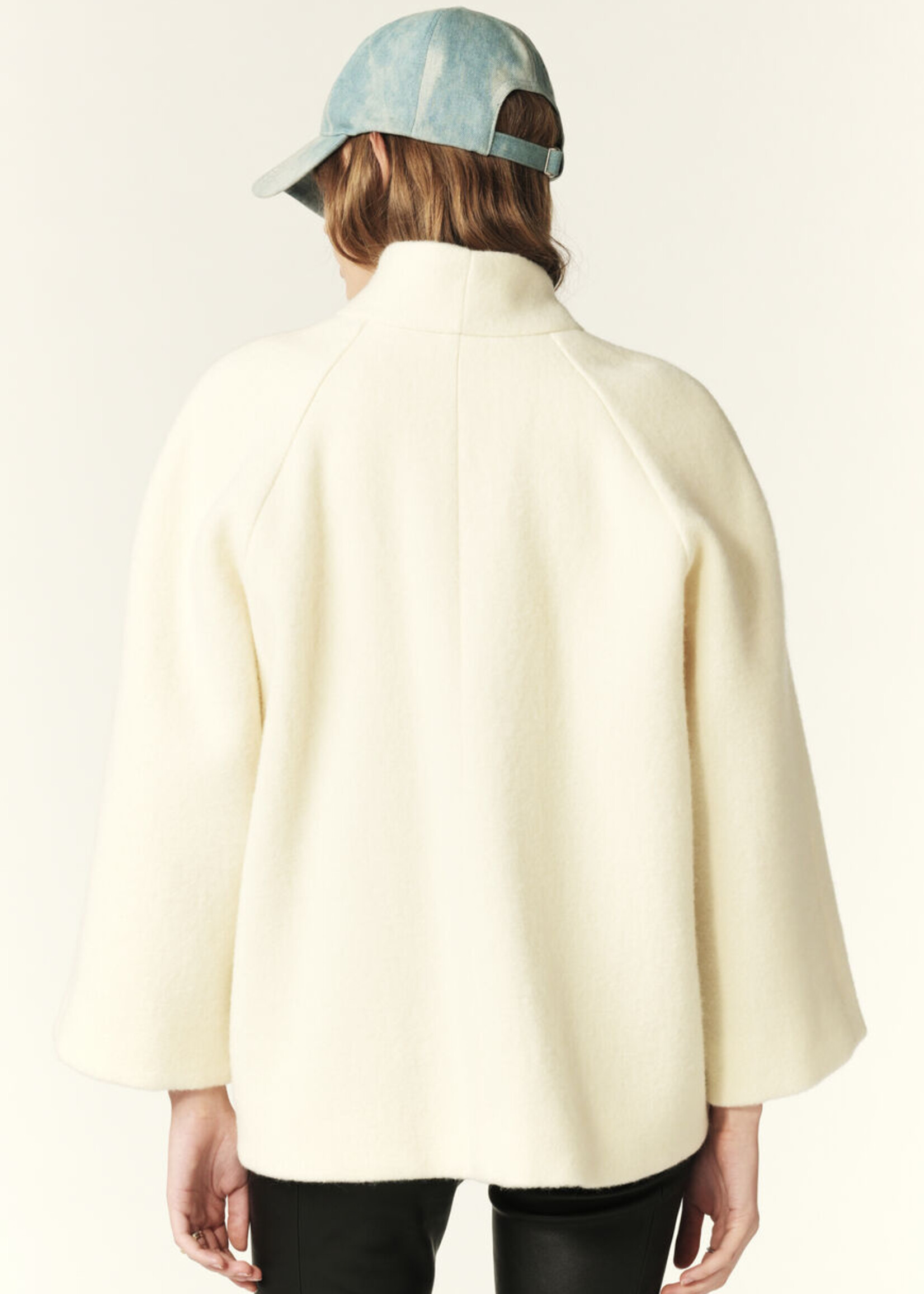Ba&sh Hini Cape Jacket - Ecru