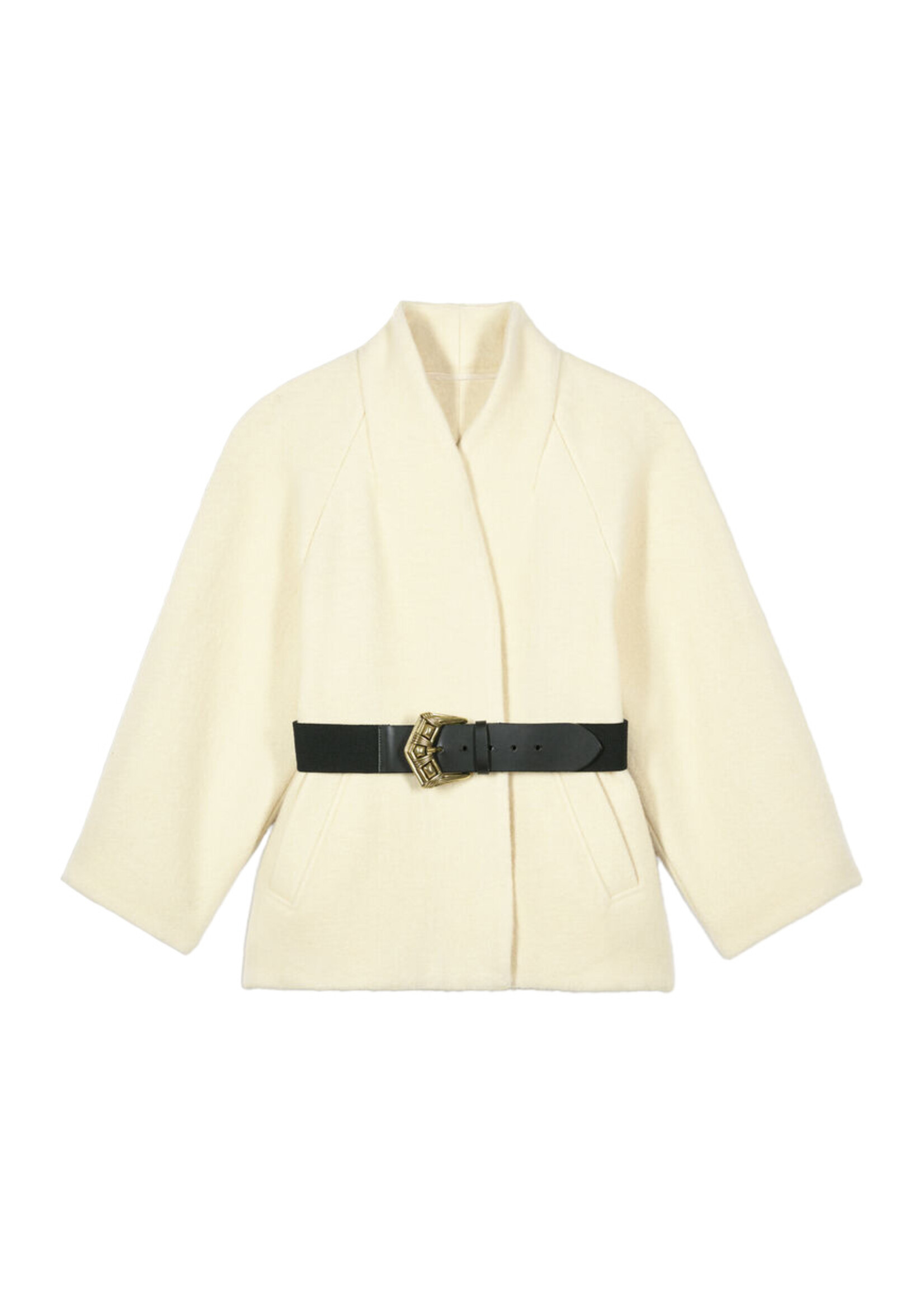 Ba&sh Hini Cape Jacket - Ecru